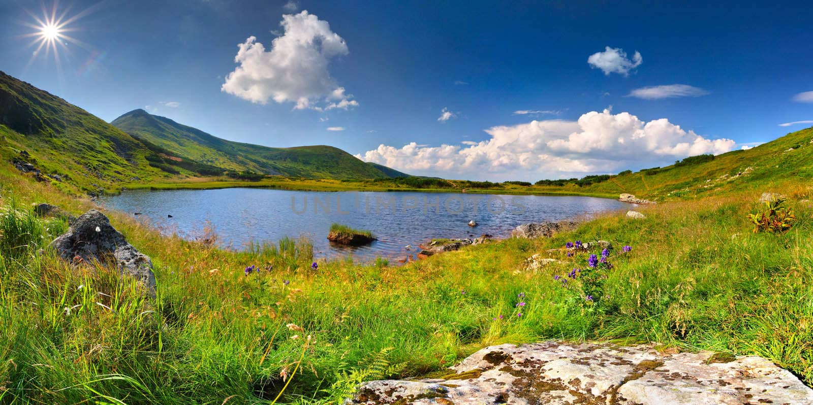 Lake in the mountains