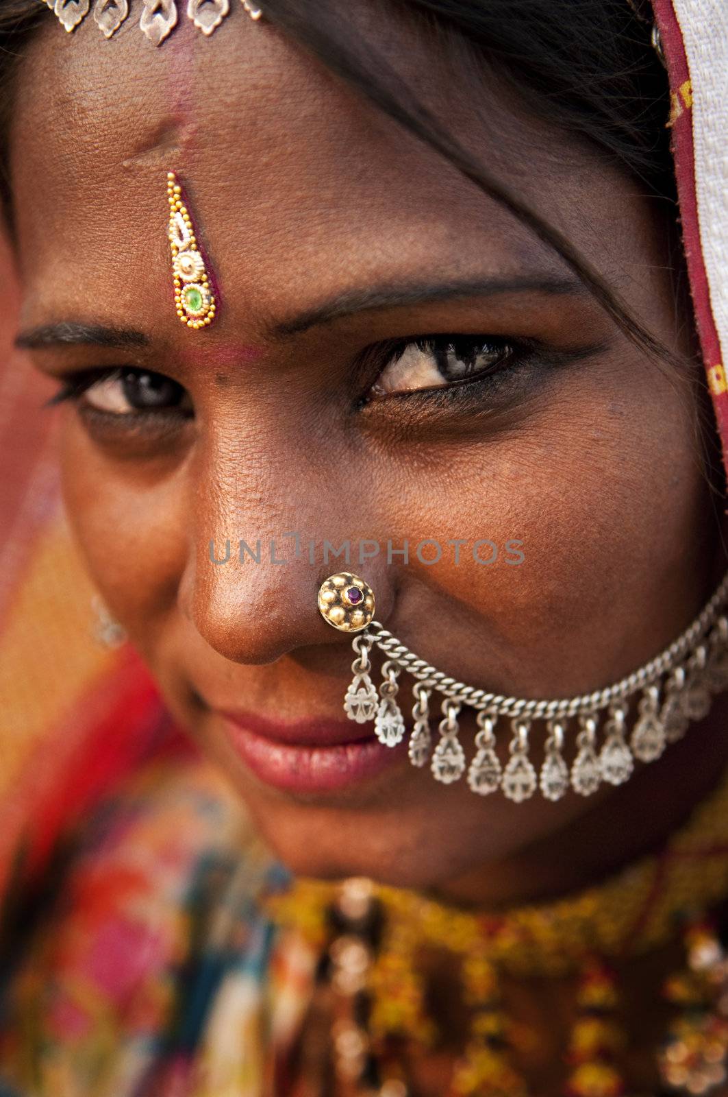 Portrait of a India Rajasthani woman