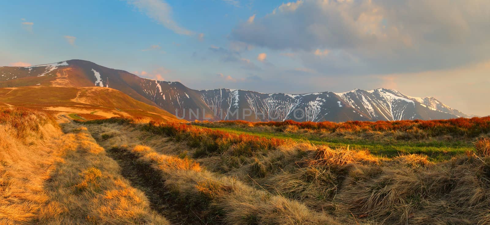 Beautiful autumn landscape in the mountains by andrew_mayovskyy