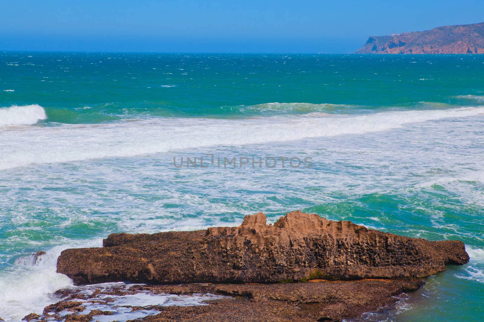 Atlantic coast in Portugal