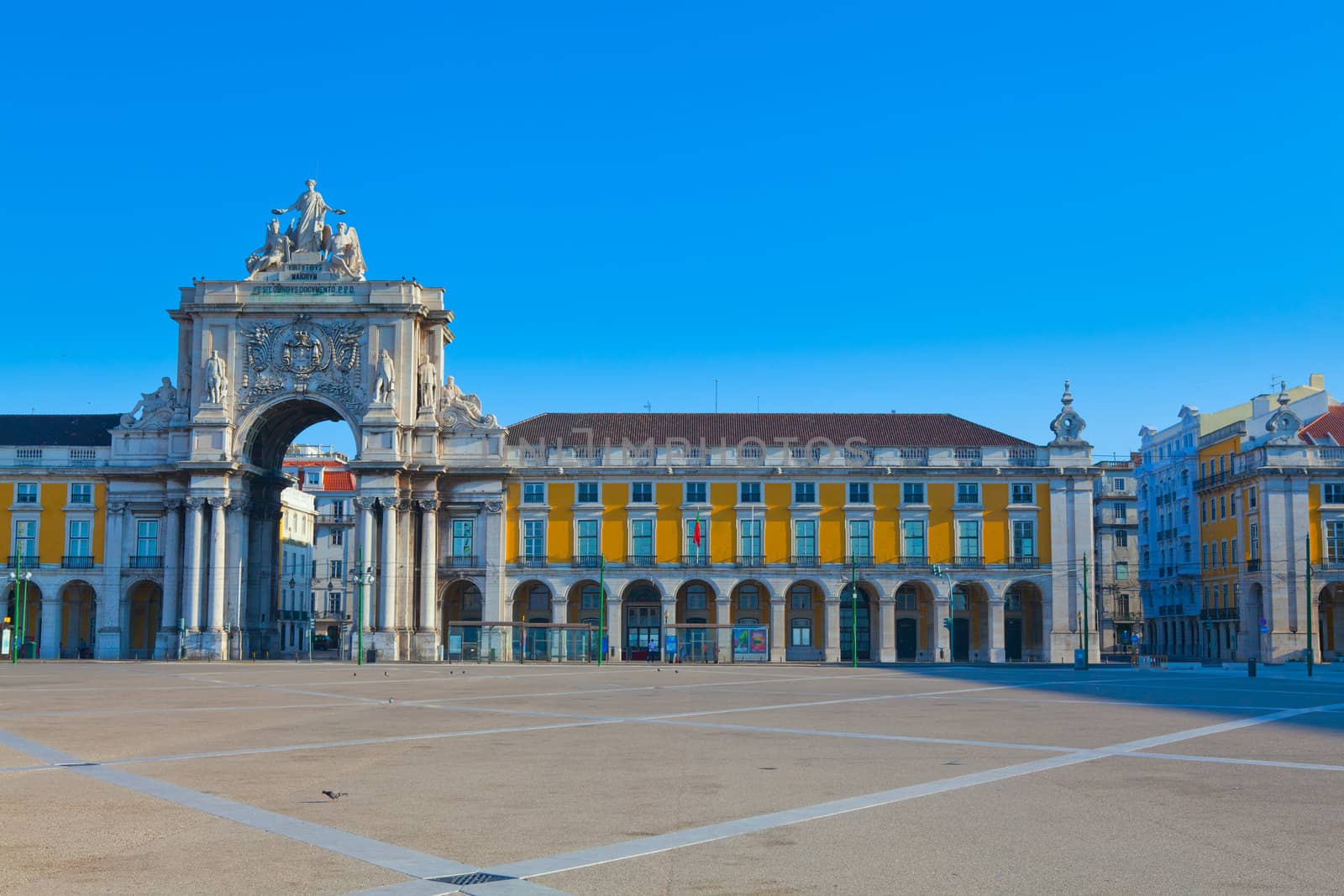 Portugal, Commerce Square in Lisbon