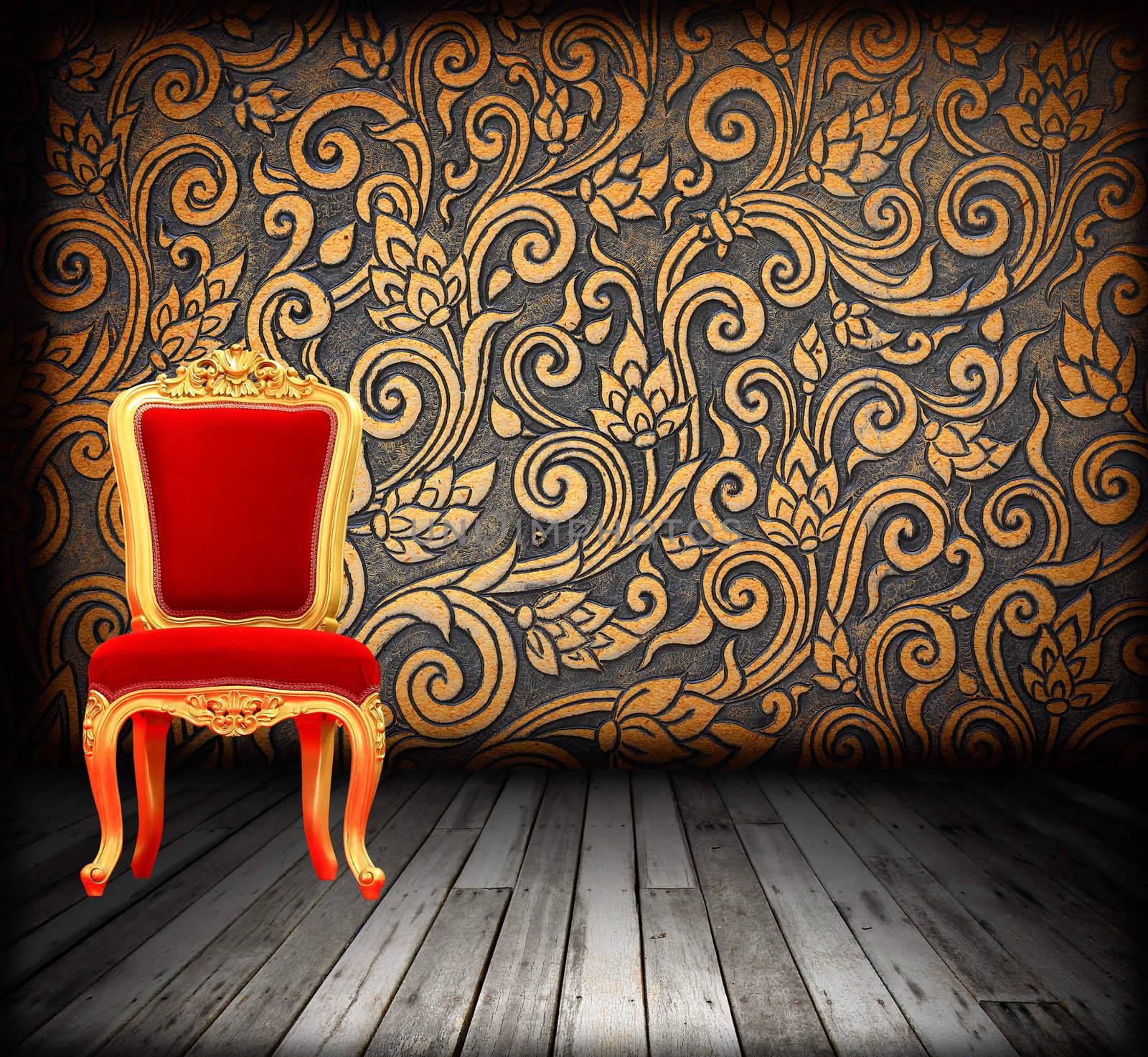 Real photo of classic armchair  by rufous