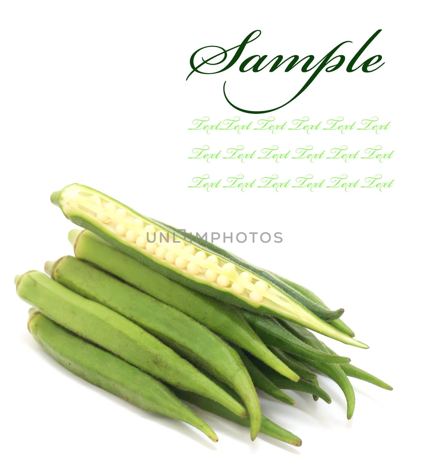 Heap of washed Okra 
 by rufous