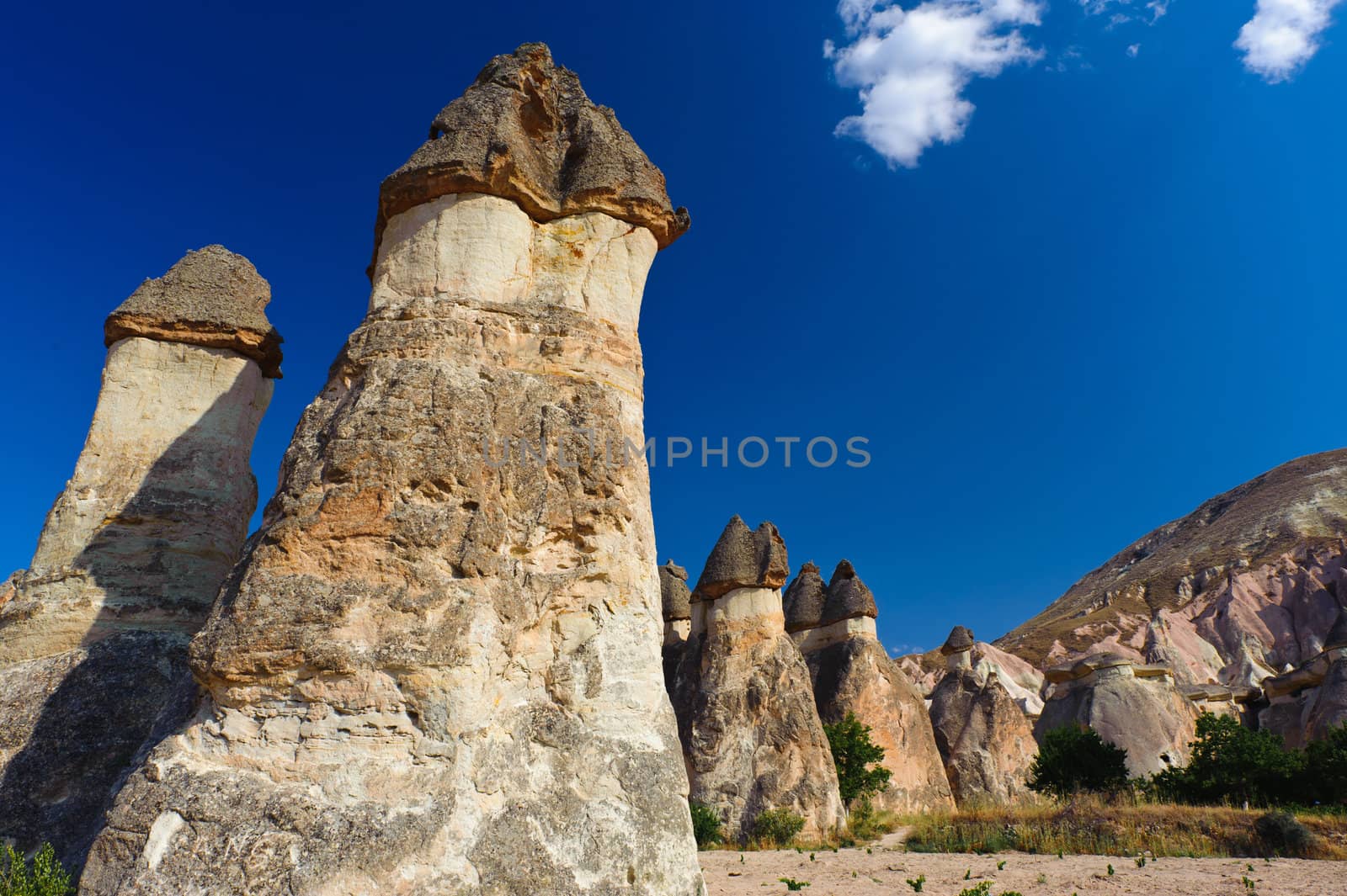 Bizzare rocks in Cappadocia, Turkey  by starush