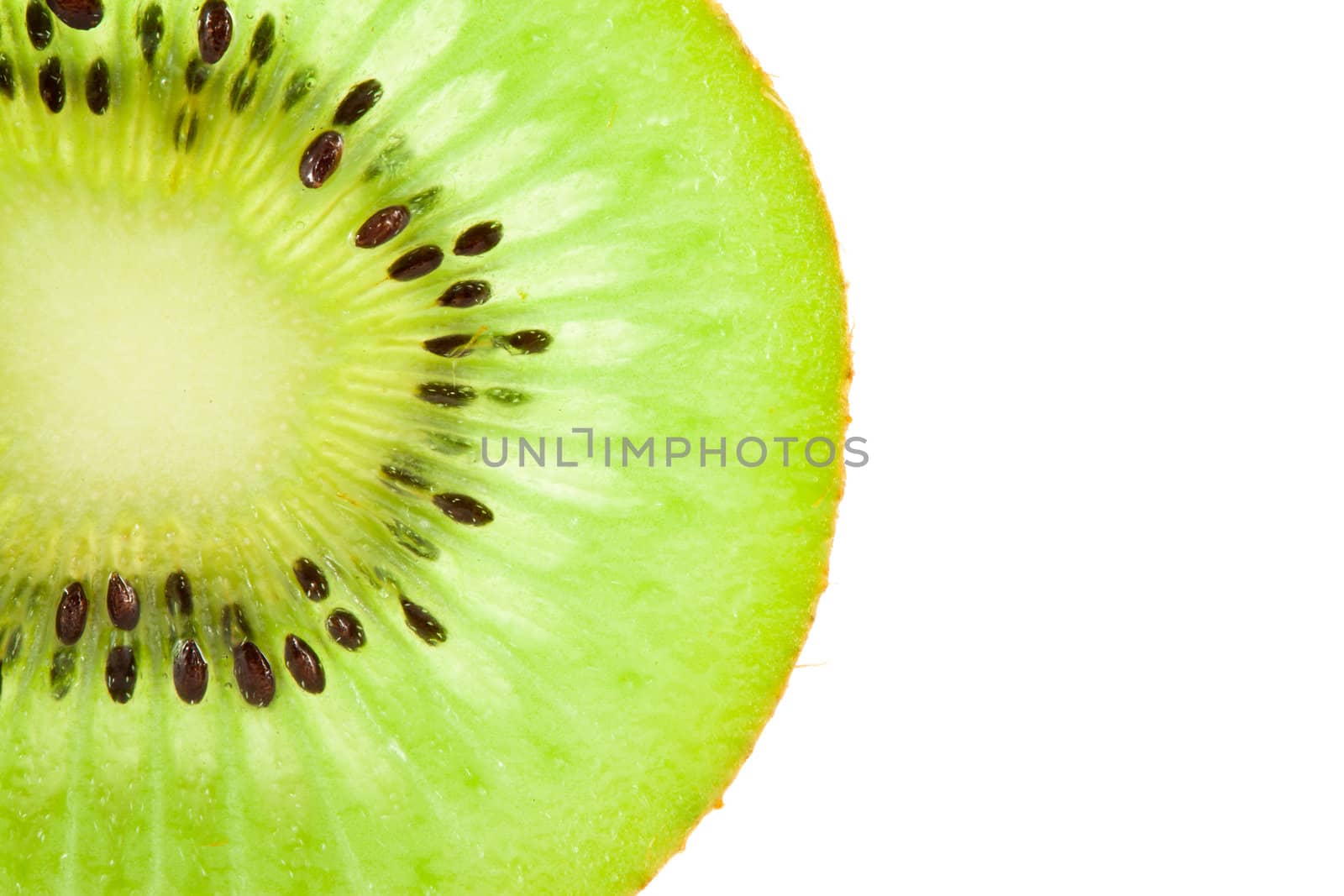 kiwi fruit isolated on white background