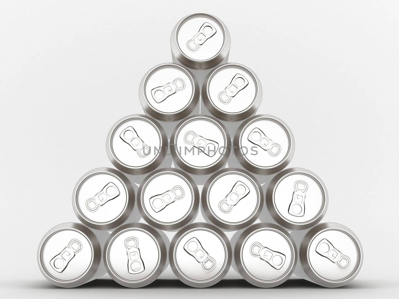 Image sealed aluminum can with a drink