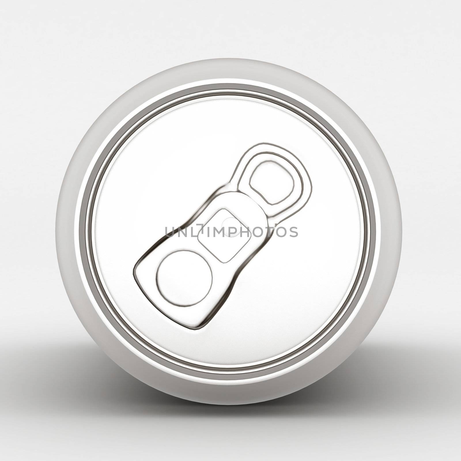 Image sealed aluminum can with a drink