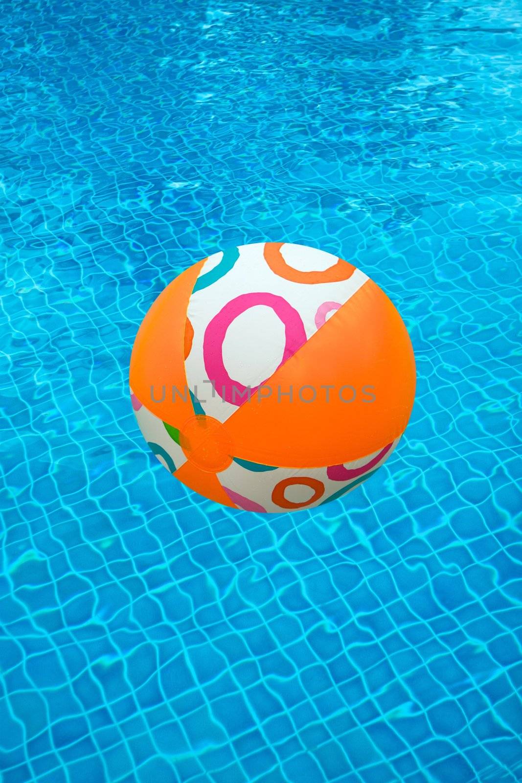 Swimming Pool and a beach ball