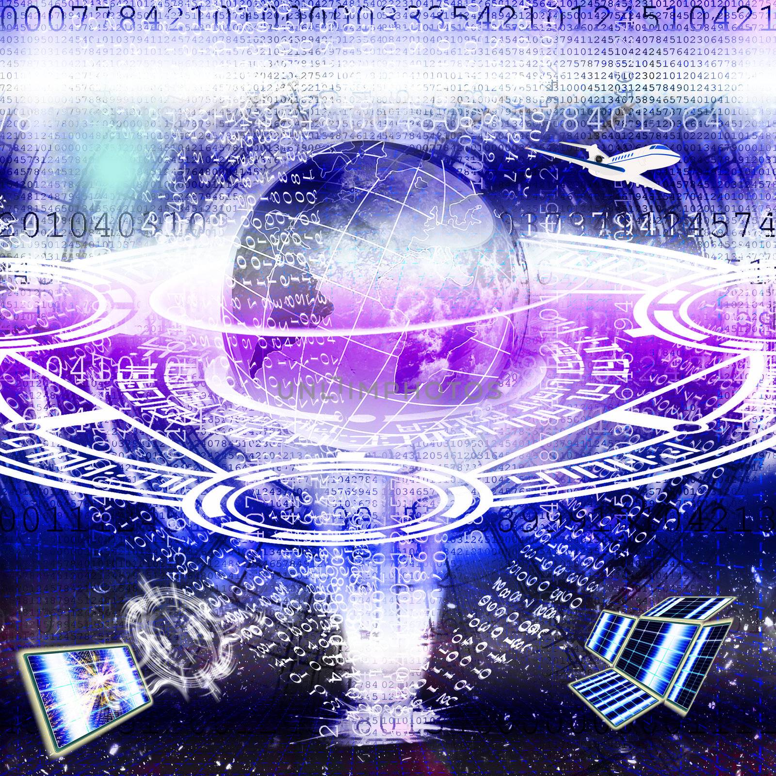 The news cosmic technology Internet by sergey150770SV
