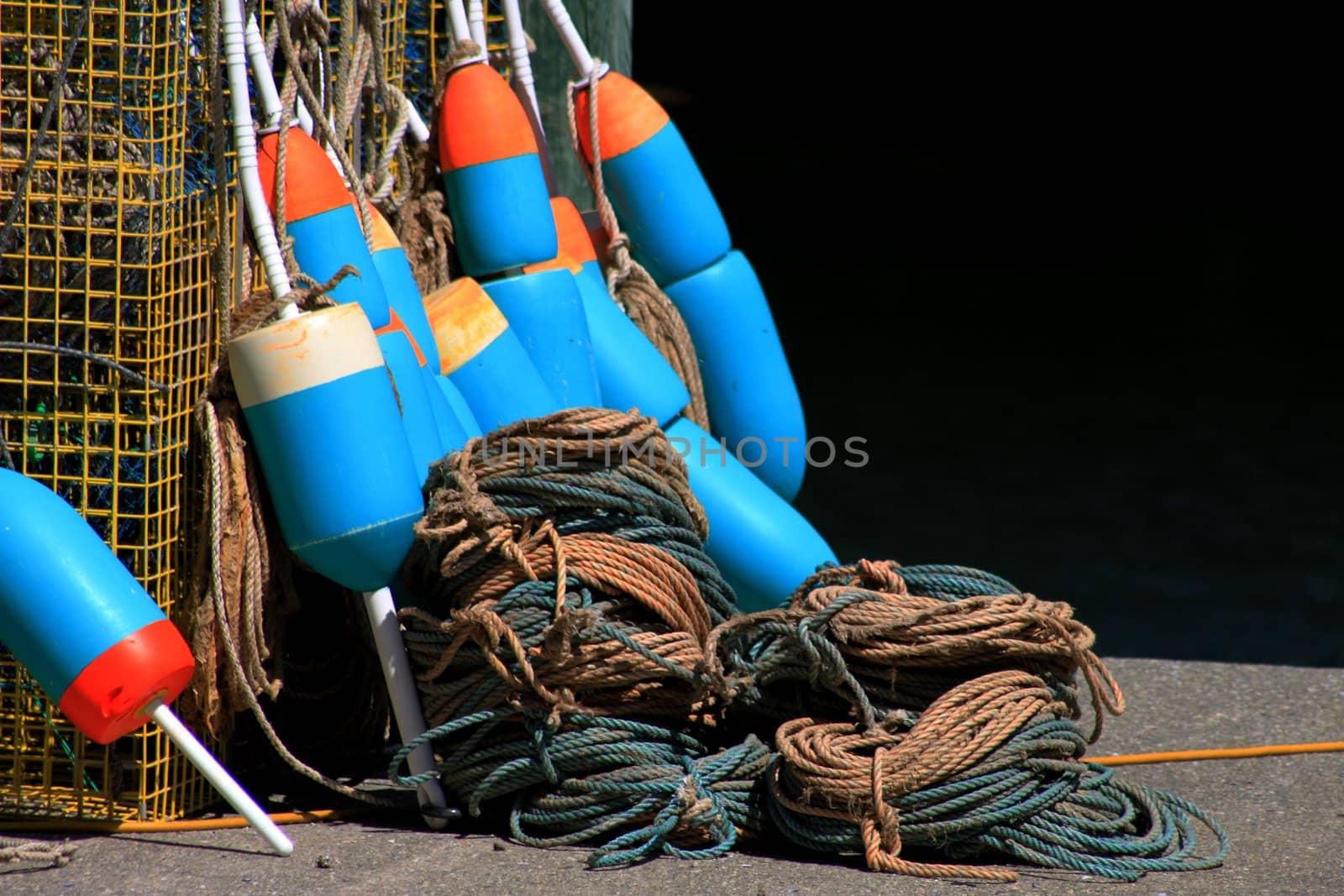 Buoys and rope by dbriyul