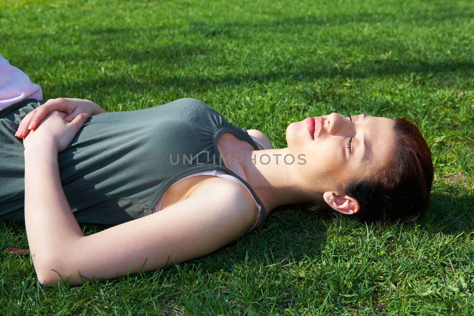 Teenage Girl Resting by Luminis