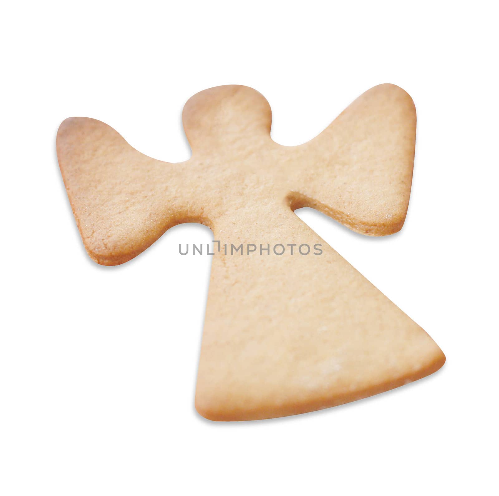 Gingerbread cookie on a table top