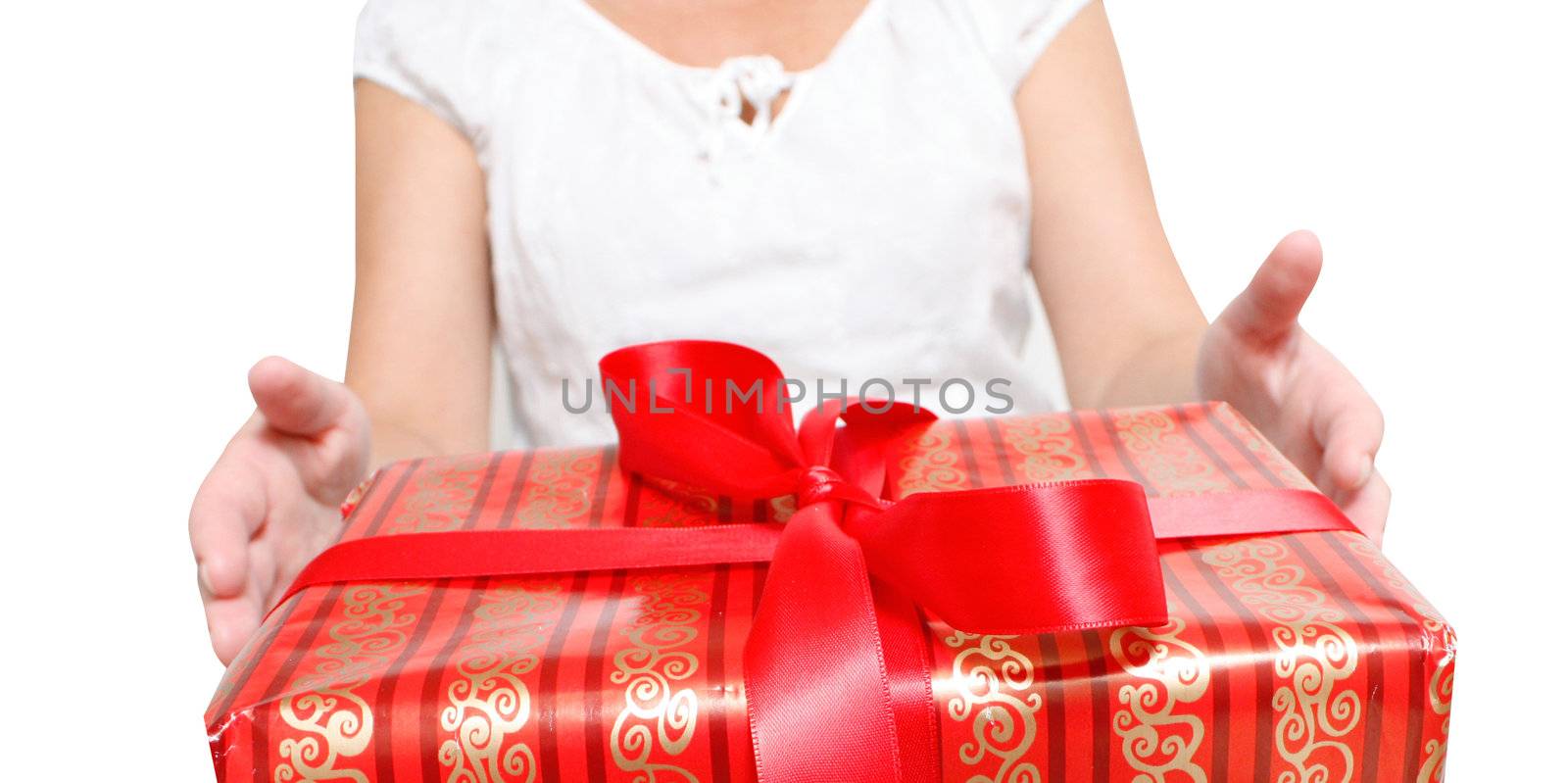 Receiving or giving present