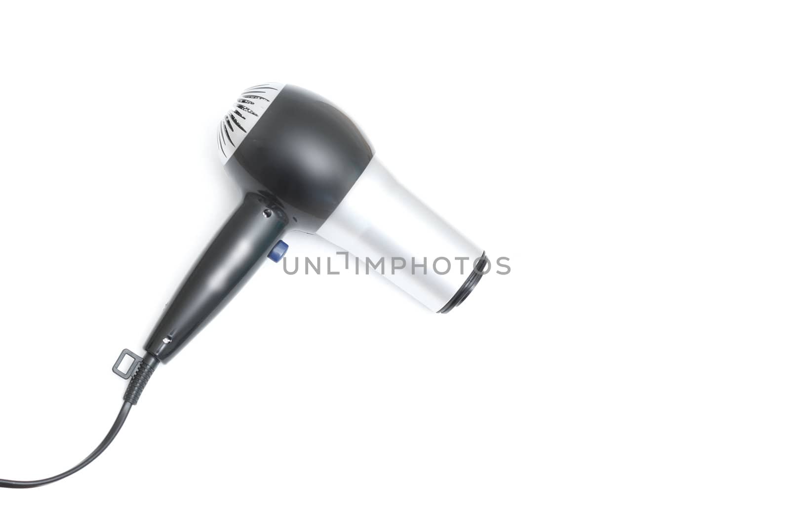 A hair dryer isolated on white