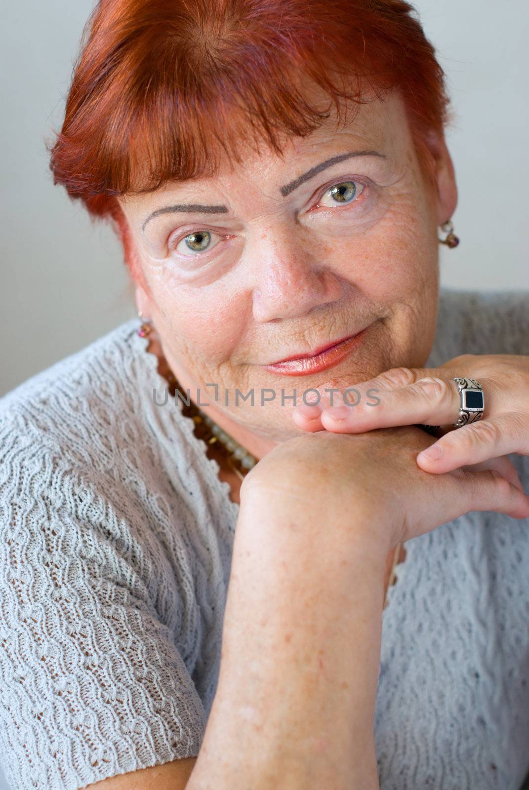 Portrait of seventy year old woman