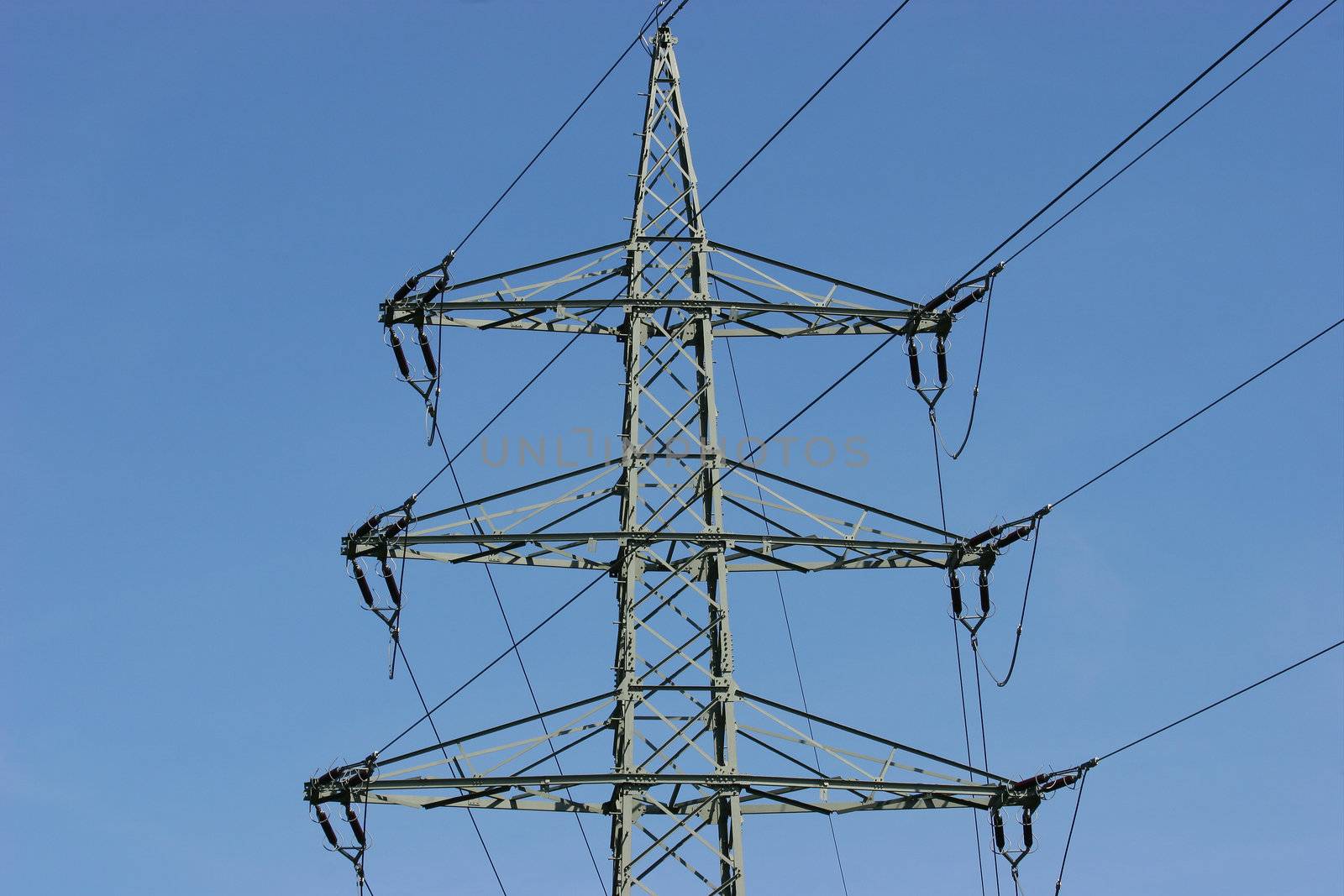Electricity pylon - view details