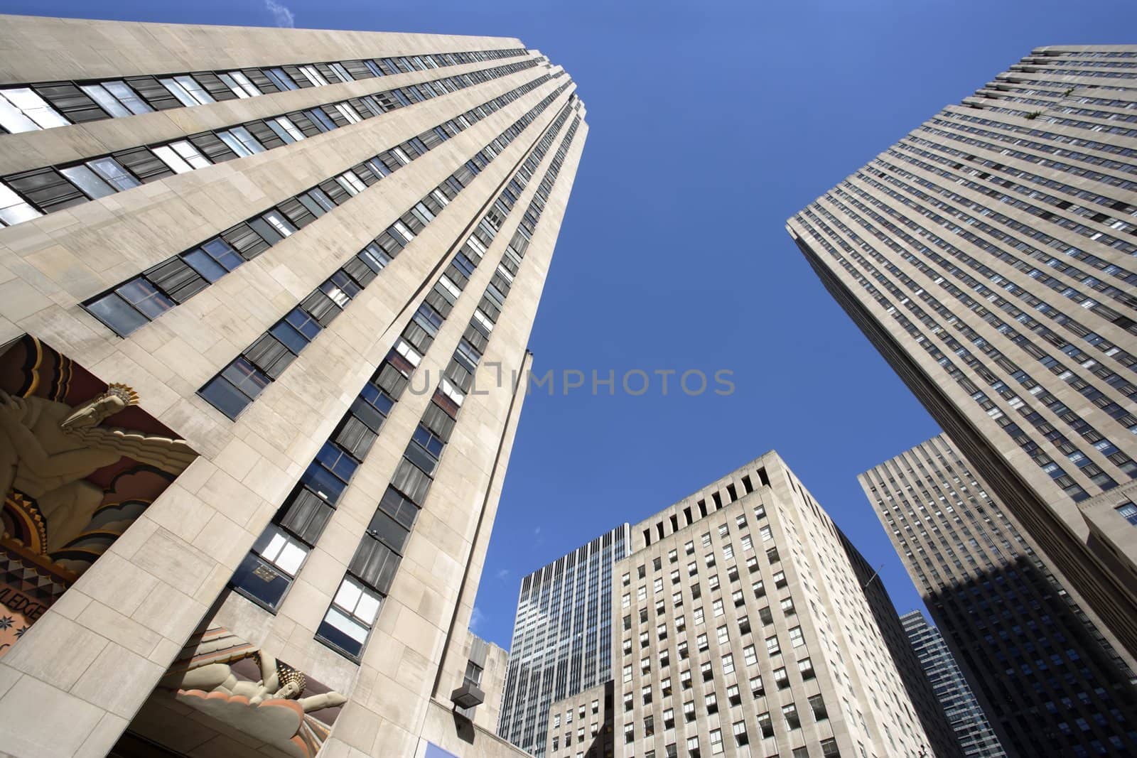 Rockefeller Plaza skyscrapers by sumners
