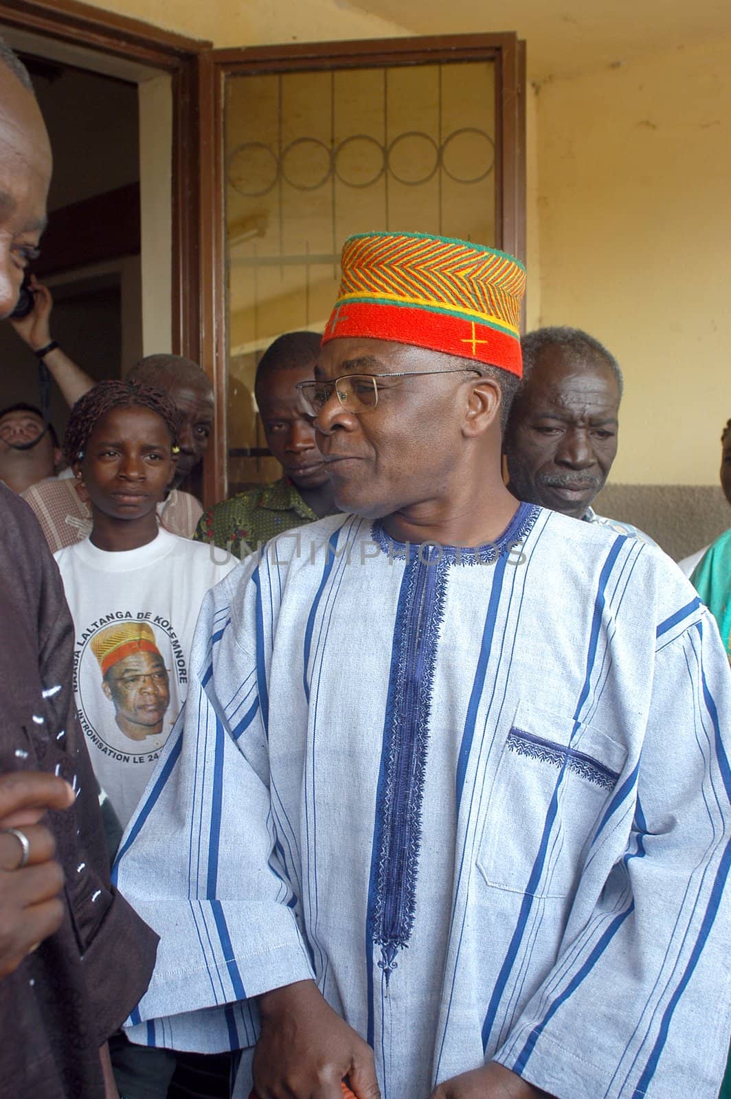 The festival of establishment of a usual chief in Burkina Faso Faso lasts three days. The usual chief succeeds his father deceased, it is always the groin of the family and always a man. It is a very rare event because a chief can be replaced only after his death. During establishment it is the festival and all the area is invited. This festival occurs to Kokemnour�, small village in the East of Burkina Faso Faso in the province of Kouritanga. These three days are punctuated of dance, meal and especially of traditional ceremonies African. The Chief is the King and can be established only by chiefs more important than him.                                