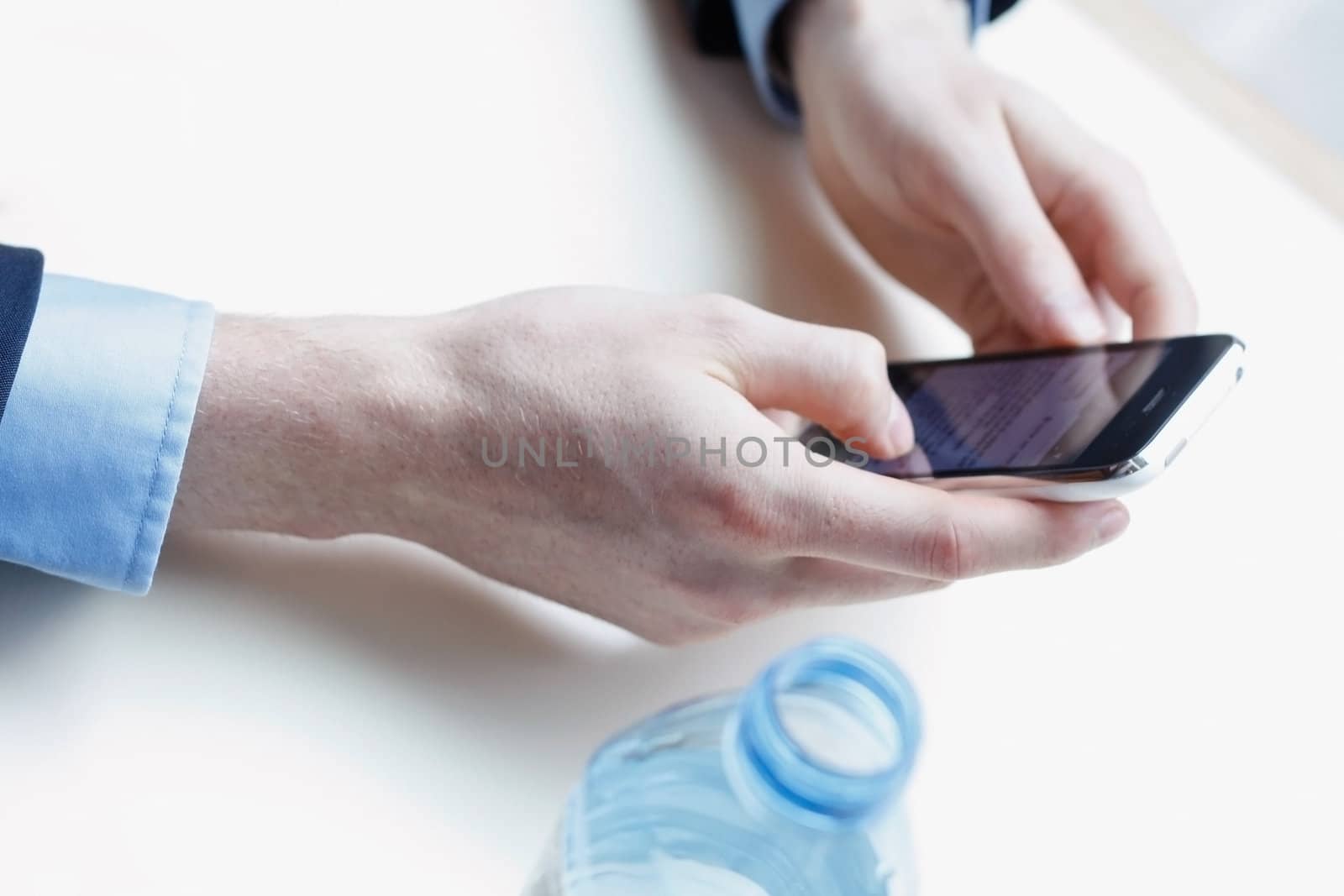 Businessman on phone