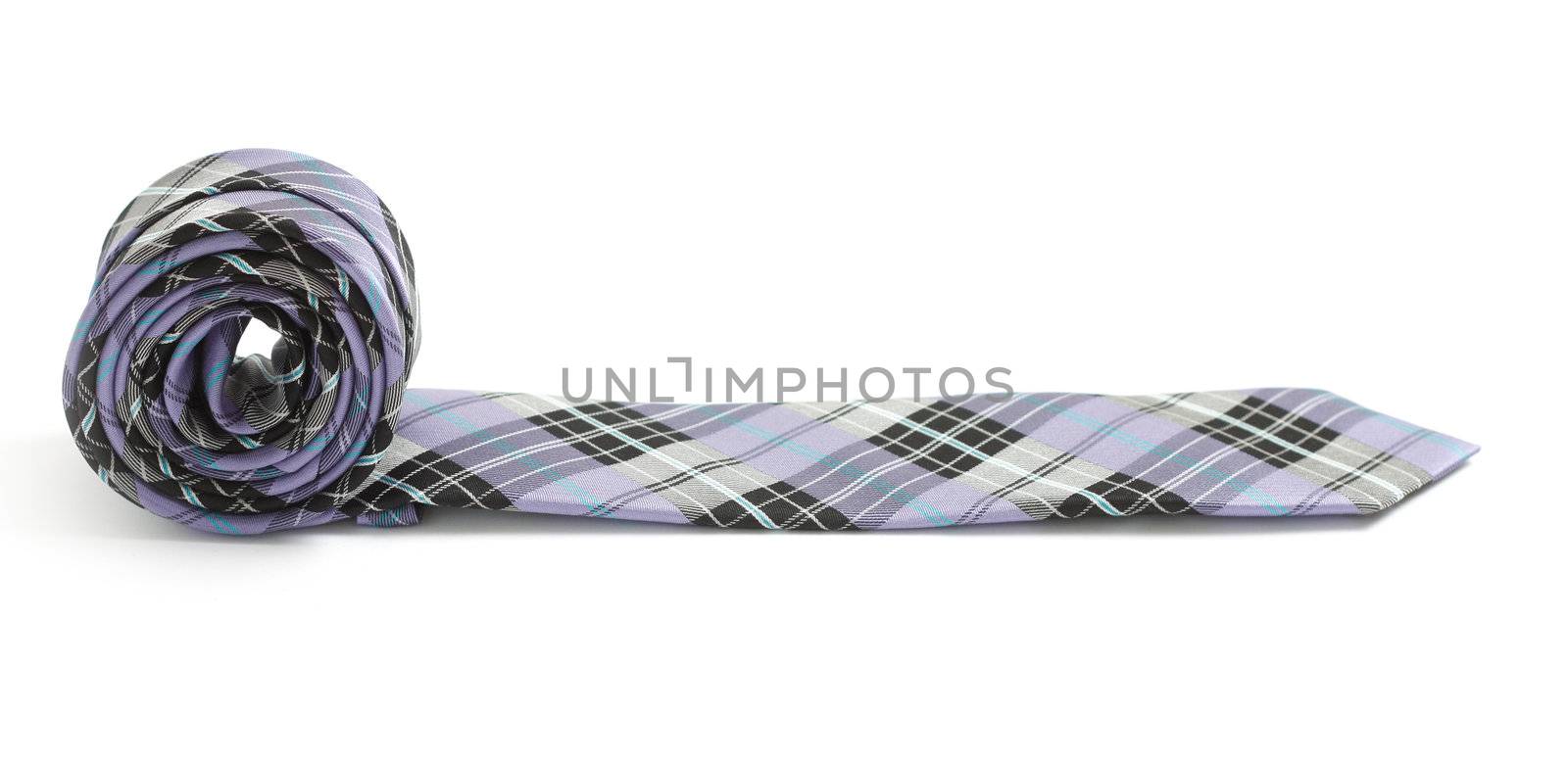 Tie isolated on white bg