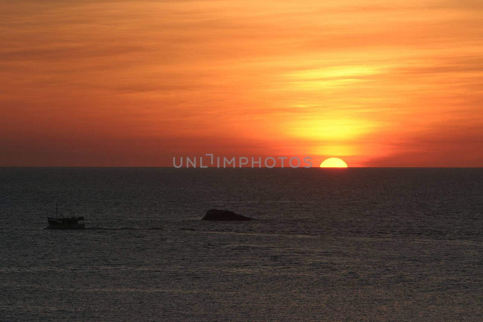 Caribbean Sunset by tdietrich