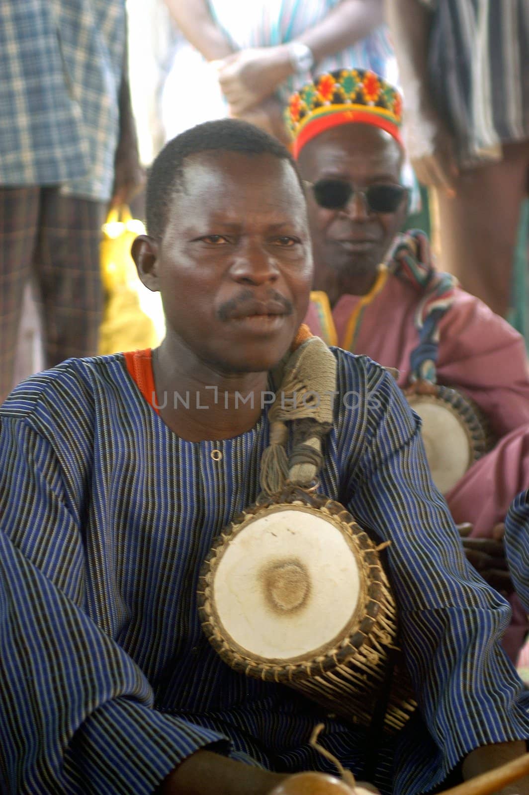 The festival of establishment of a usual chief in Burkina Faso Faso lasts three days. The usual chief succeeds his father deceased, it is always the groin of the family and always a man. It is a very rare event because a chief can be replaced only after his death. During establishment it is the festival and all the area is invited. This festival occurs to Kokemnour�, small village in the East of Burkina Faso Faso in the province of Kouritanga. These three days are punctuated of dance, meal and especially of traditional ceremonies African. The Chief is the King and can be established only by chiefs more important than him.                                