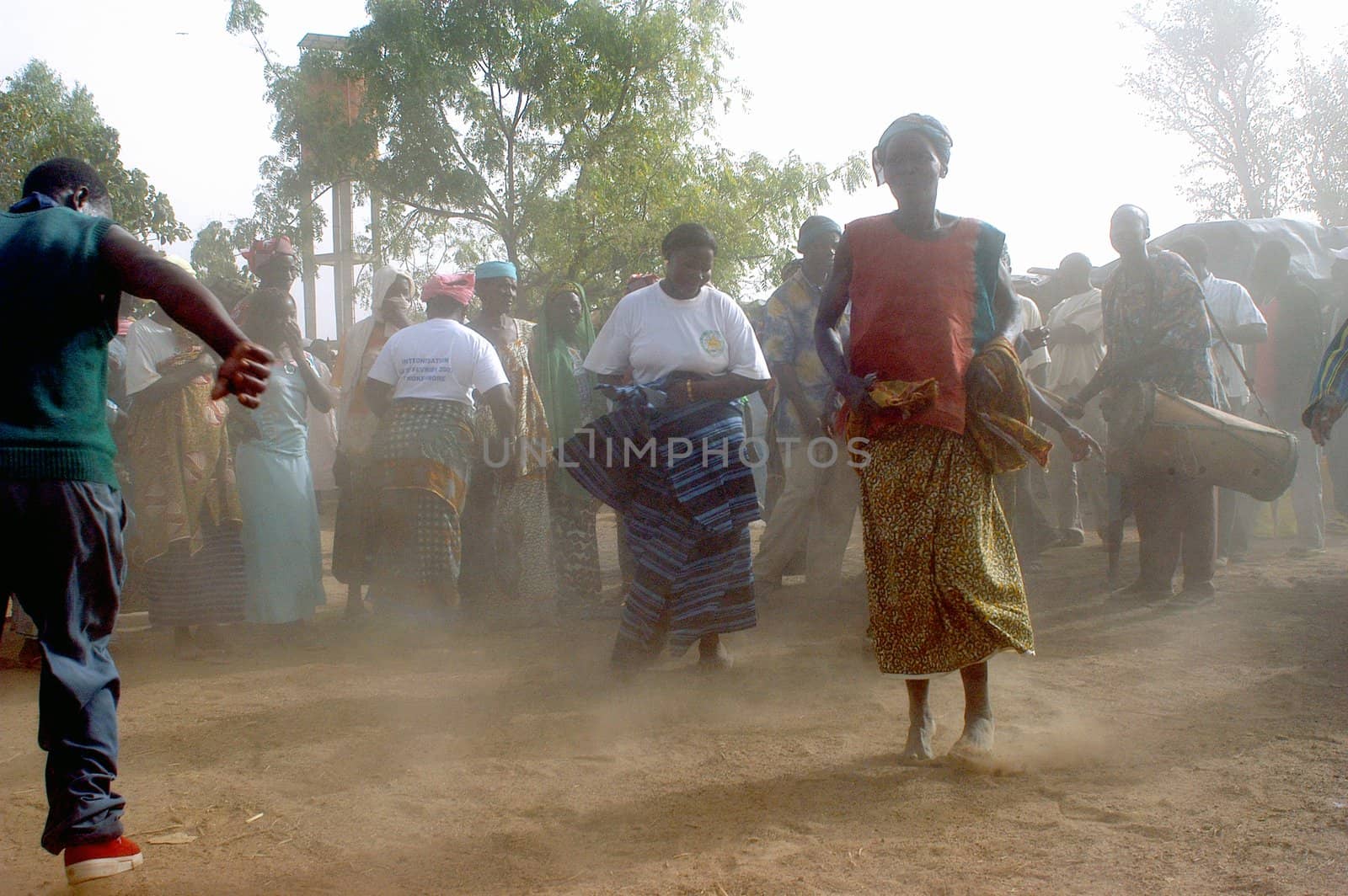 The festival of establishment of a usual chief in Burkina Faso Faso lasts three days. The usual chief succeeds his father deceased, it is always the groin of the family and always a man. It is a very rare event because a chief can be replaced only after his death. During establishment it is the festival and all the area is invited. This festival occurs to Kokemnour�, small village in the East of Burkina Faso Faso in the province of Kouritanga. These three days are punctuated of dance, meal and especially of traditional ceremonies African. The Chief is the King and can be established only by chiefs more important than him.                                