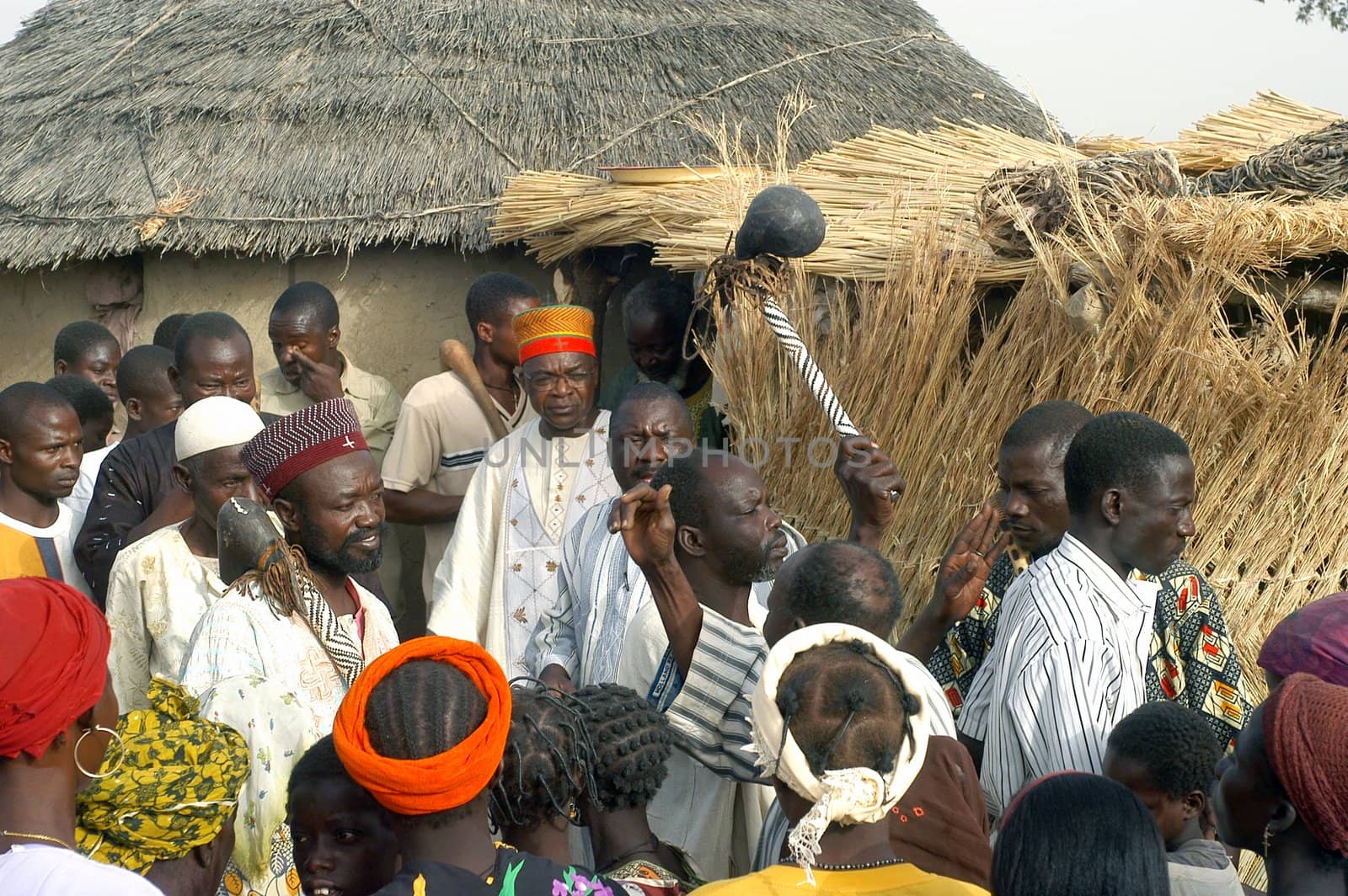 The festival of establishment of a usual chief in Burkina Faso Faso lasts three days. The usual chief succeeds his father deceased, it is always the groin of the family and always a man. It is a very rare event because a chief can be replaced only after his death. During establishment it is the festival and all the area is invited. This festival occurs to Kokemnour�, small village in the East of Burkina Faso Faso in the province of Kouritanga. These three days are punctuated of dance, meal and especially of traditional ceremonies African. The Chief is the King and can be established only by chiefs more important than him.                                