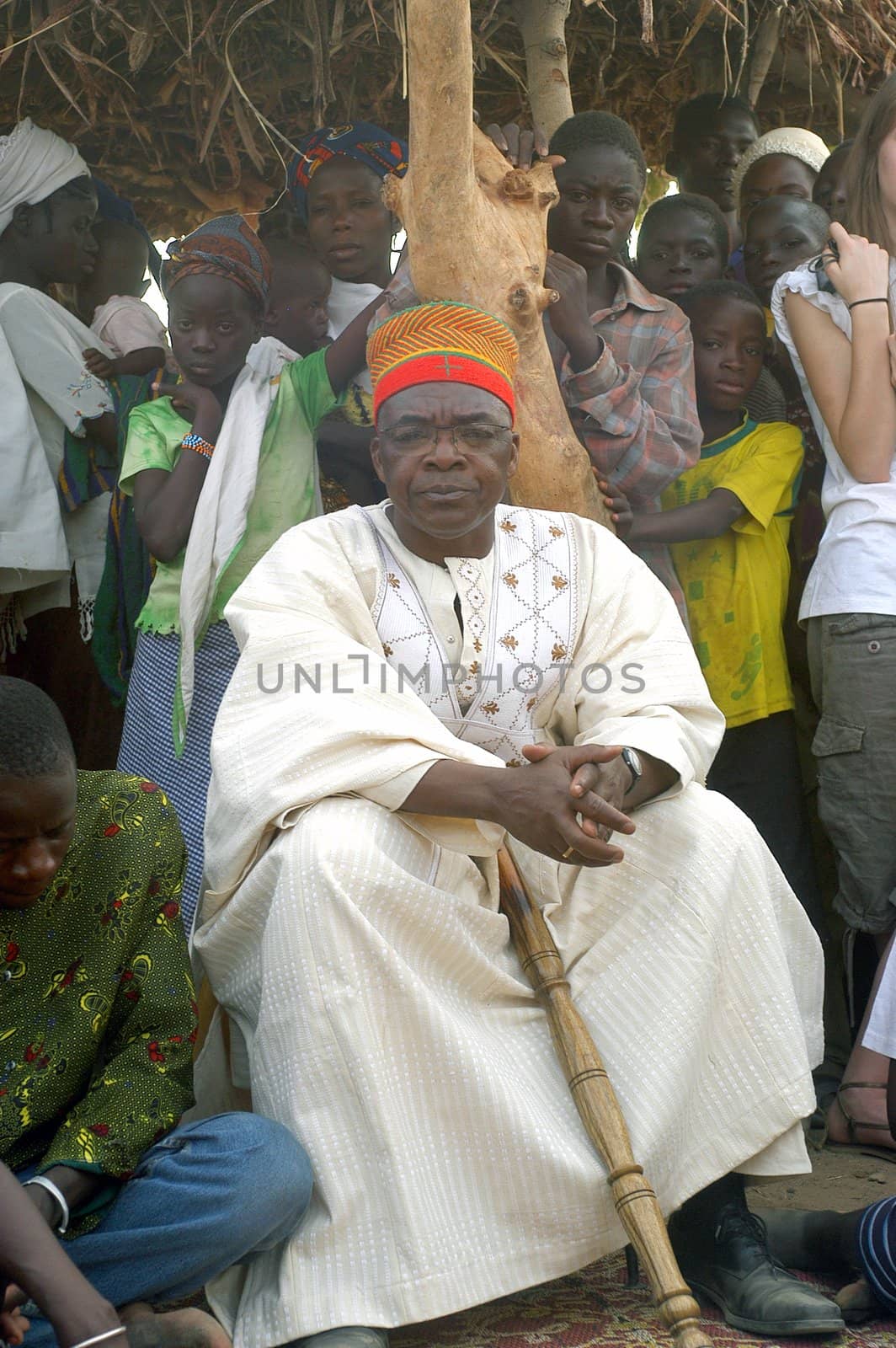 The festival of establishment of a usual chief in Burkina Faso Faso lasts three days. The usual chief succeeds his father deceased, it is always the groin of the family and always a man. It is a very rare event because a chief can be replaced only after his death. During establishment it is the festival and all the area is invited. This festival occurs to Kokemnour�, small village in the East of Burkina Faso Faso in the province of Kouritanga. These three days are punctuated of dance, meal and especially of traditional ceremonies African. The Chief is the King and can be established only by chiefs more important than him.                                