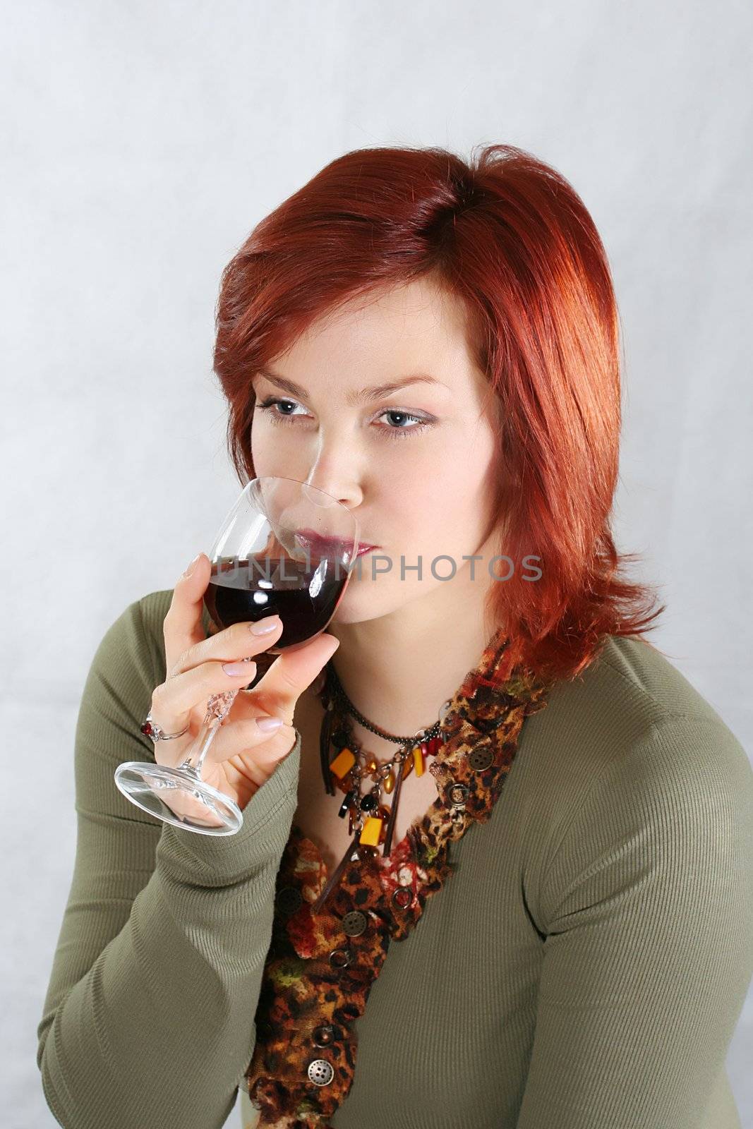wines woman pretty adult flirt drinking hair