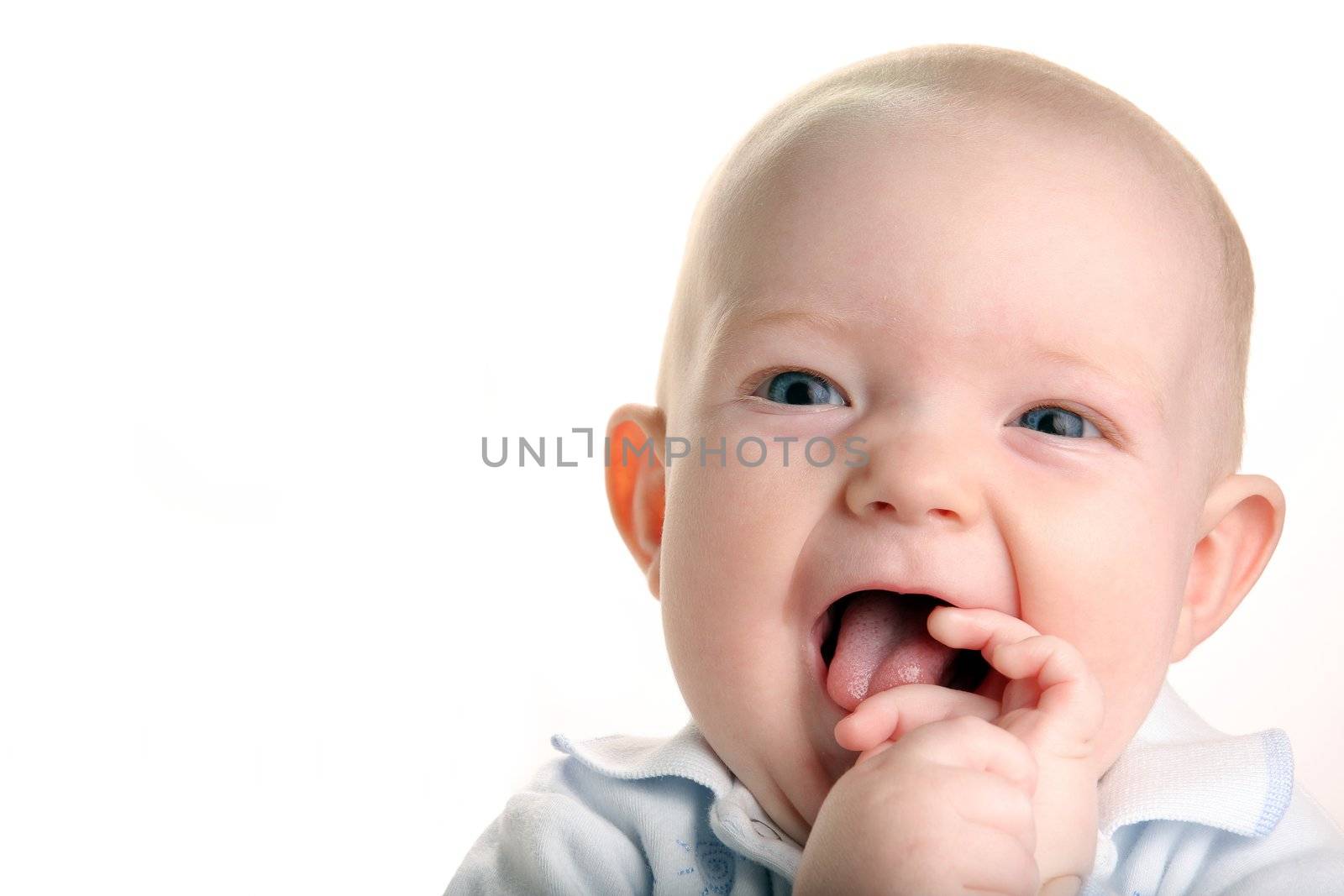 Cute happy baby by svanblar