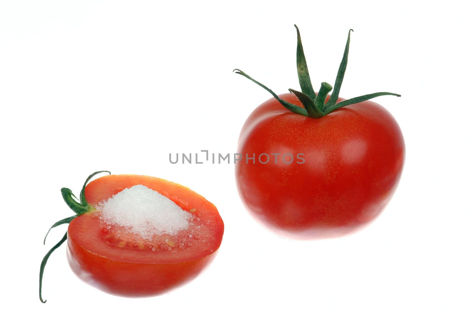 Half tomato with sugar.
Norwegian.