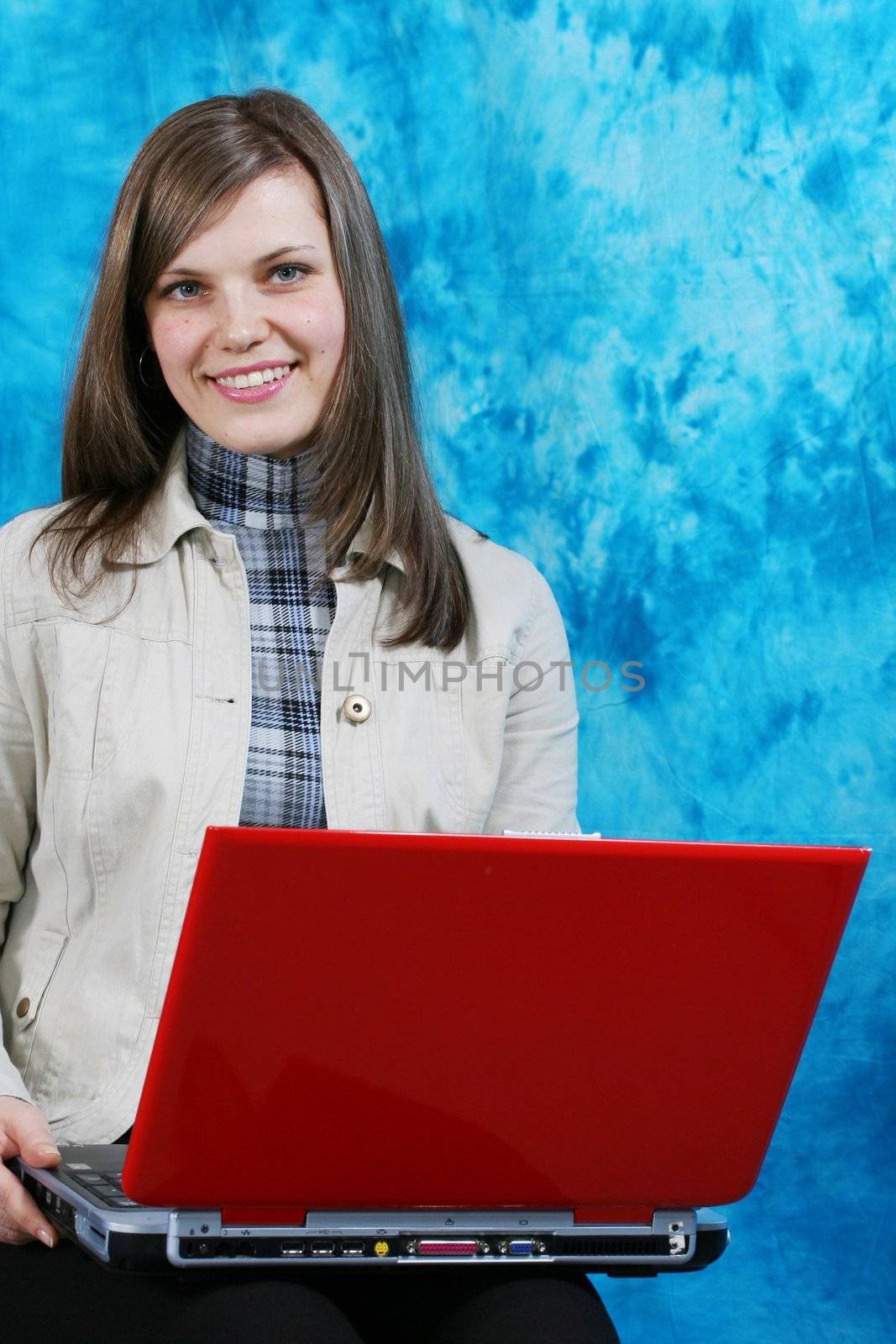 women blue beauty females laptop business businesswoman