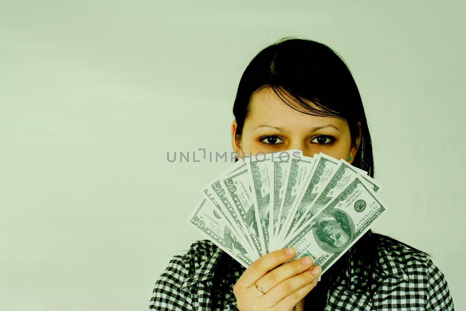 dollars businesses females finance women girls paper green
