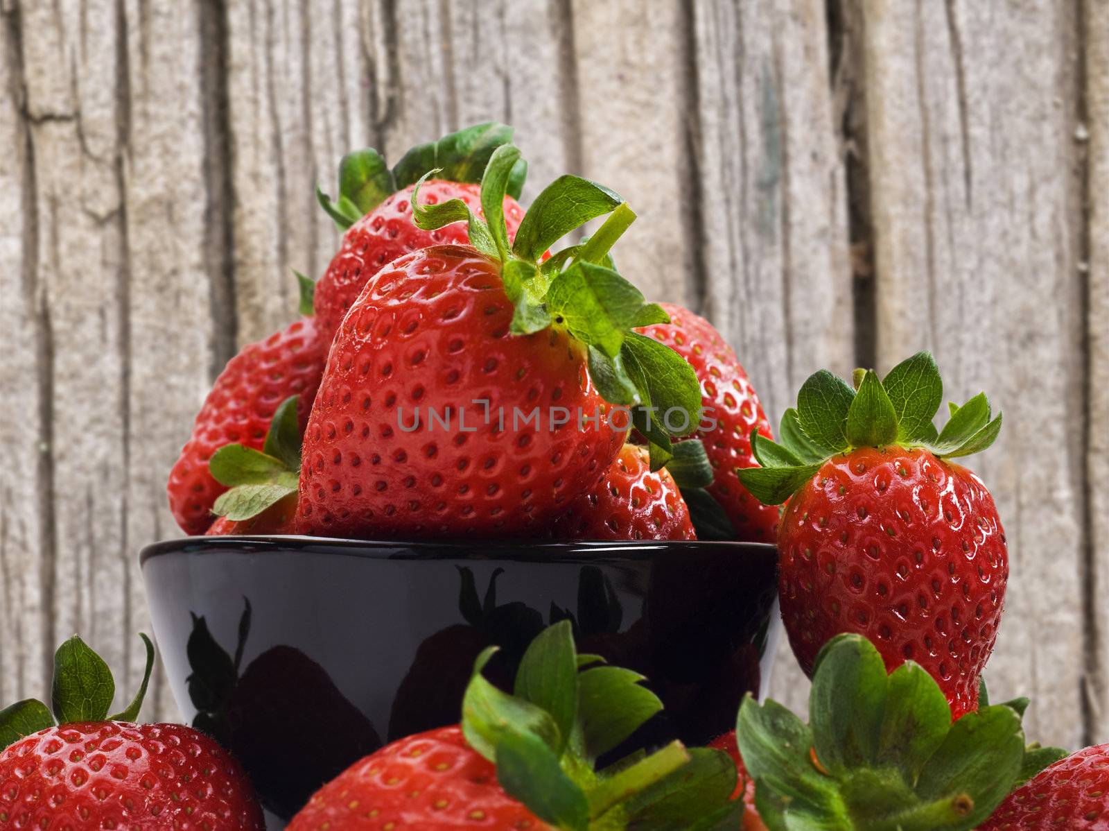 Fresh healthy strawberries for a healthy diet