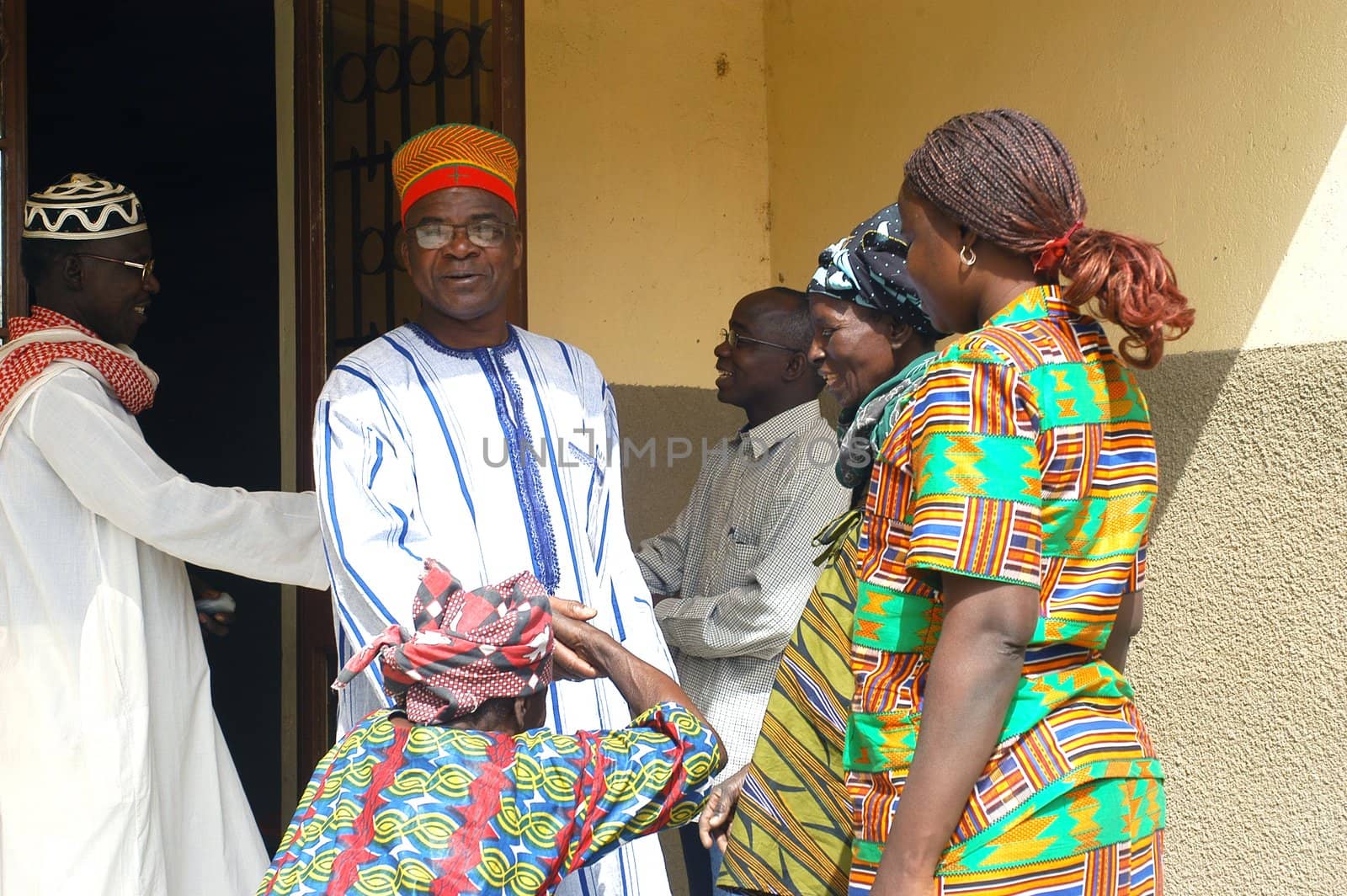 The festival of establishment of a usual chief in Burkina Faso Faso lasts three days. The usual chief succeeds his father deceased, it is always the groin of the family and always a man. It is a very rare event because a chief can be replaced only after his death. During establishment it is the festival and all the area is invited. This festival occurs to Kokemnour�, small village in the East of Burkina Faso Faso in the province of Kouritanga. These three days are punctuated of dance, meal and especially of traditional ceremonies African. The Chief is the King and can be established only by chiefs more important than him.                                