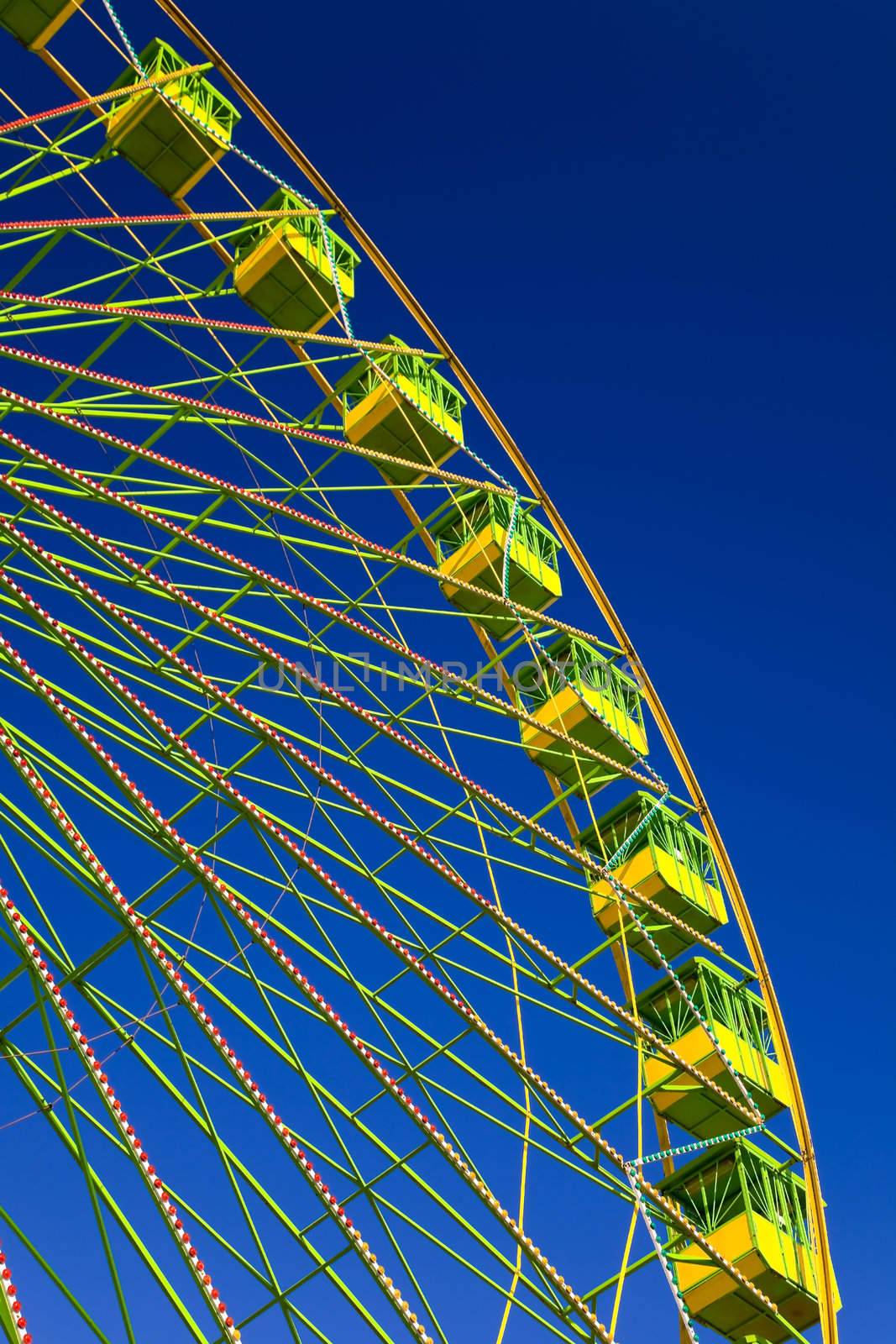 Ferris wheel on the fair of El Puerto de Santa Maria
