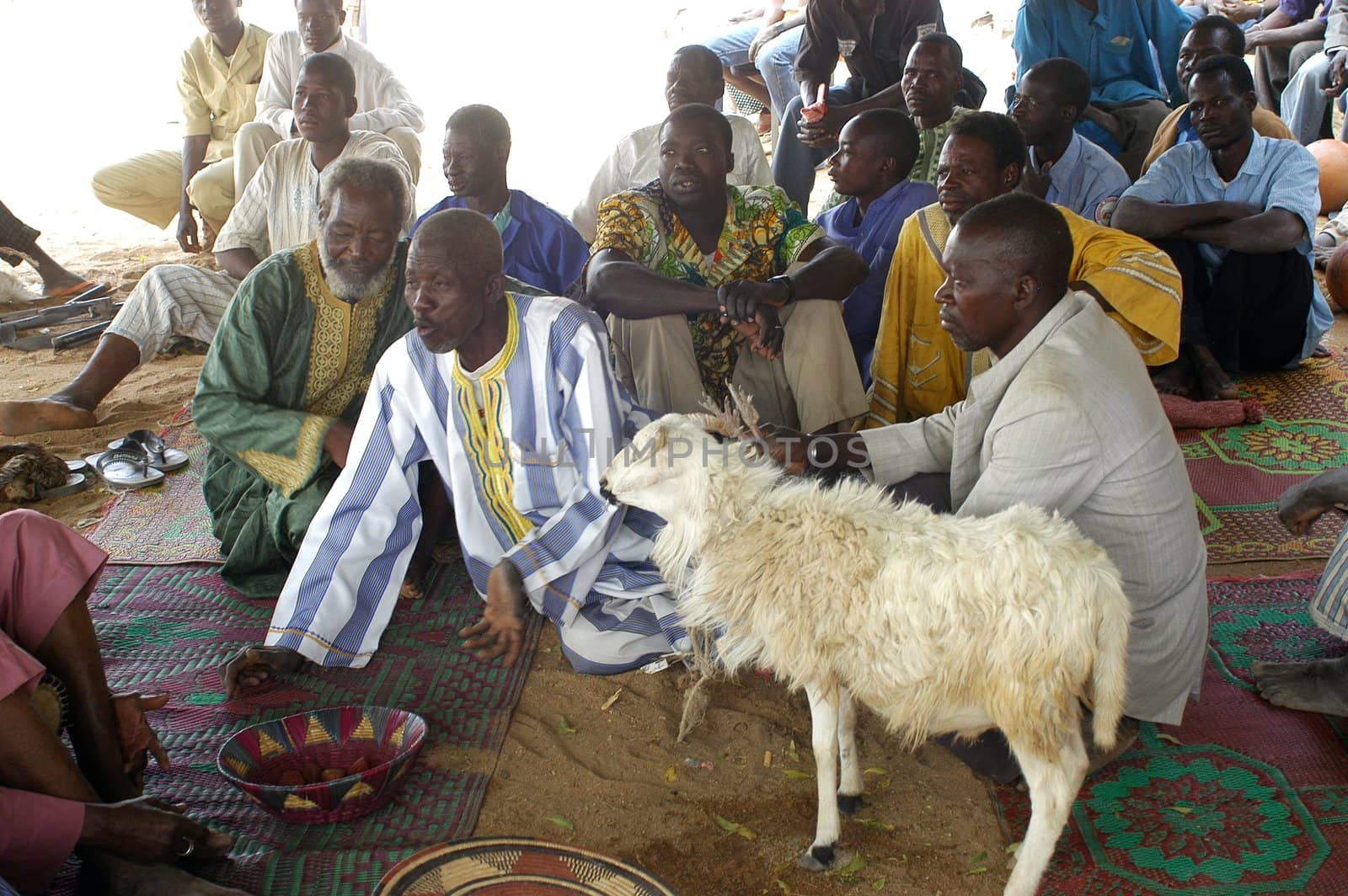 The festival of establishment of a usual chief in Burkina Faso Faso lasts three days. The usual chief succeeds his father deceased, it is always the groin of the family and always a man. It is a very rare event because a chief can be replaced only after his death. During establishment it is the festival and all the area is invited. This festival occurs to Kokemnour�, small village in the East of Burkina Faso Faso in the province of Kouritanga. These three days are punctuated of dance, meal and especially of traditional ceremonies African. The Chief is the King and can be established only by chiefs more important than him.                                