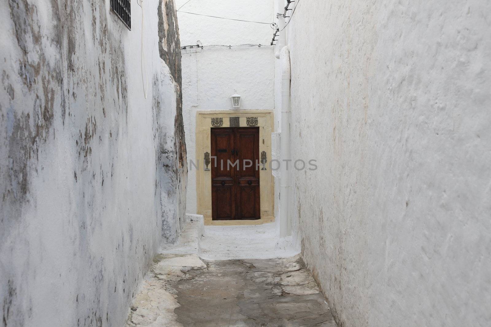Door in tunisian city Hammamet