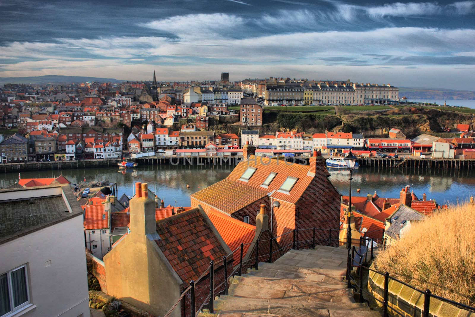 Whitby West Cliff by chrisga