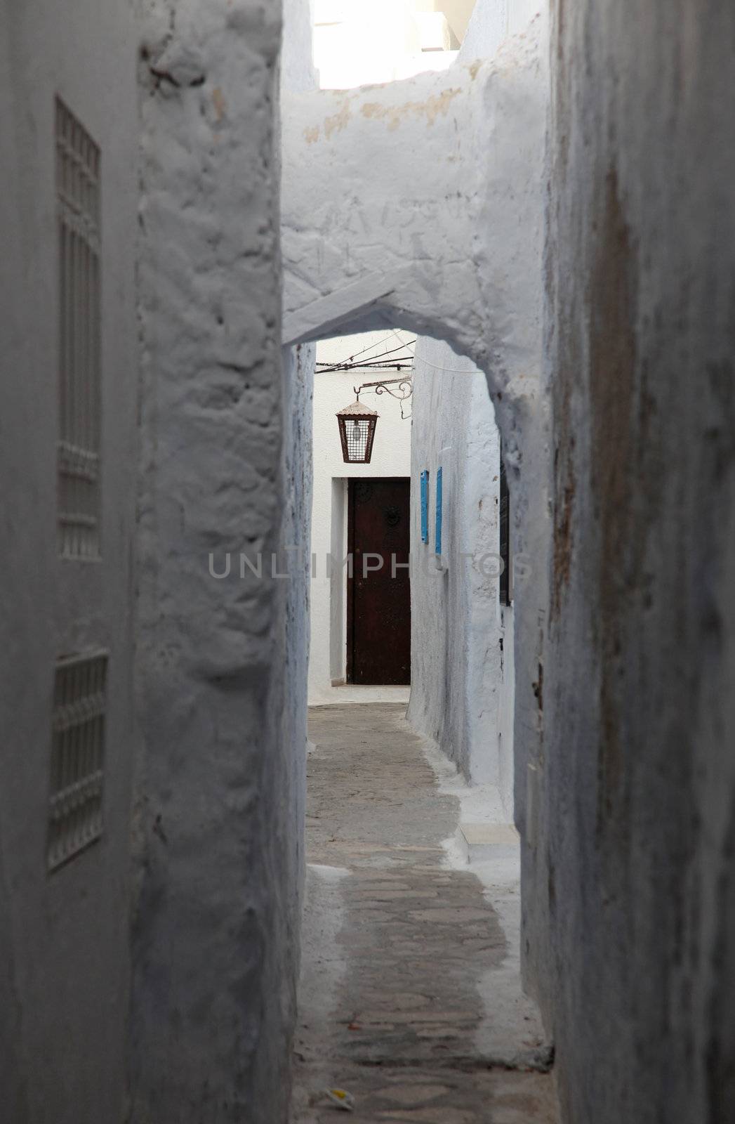 Door in tunisian city Hammamet