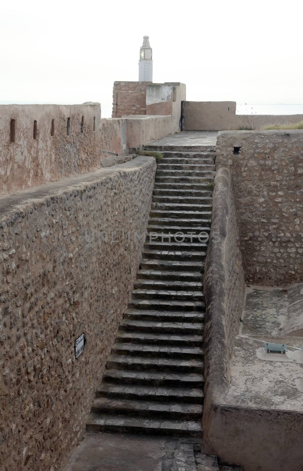 Castle in the medina of Hammamet, Tunisia