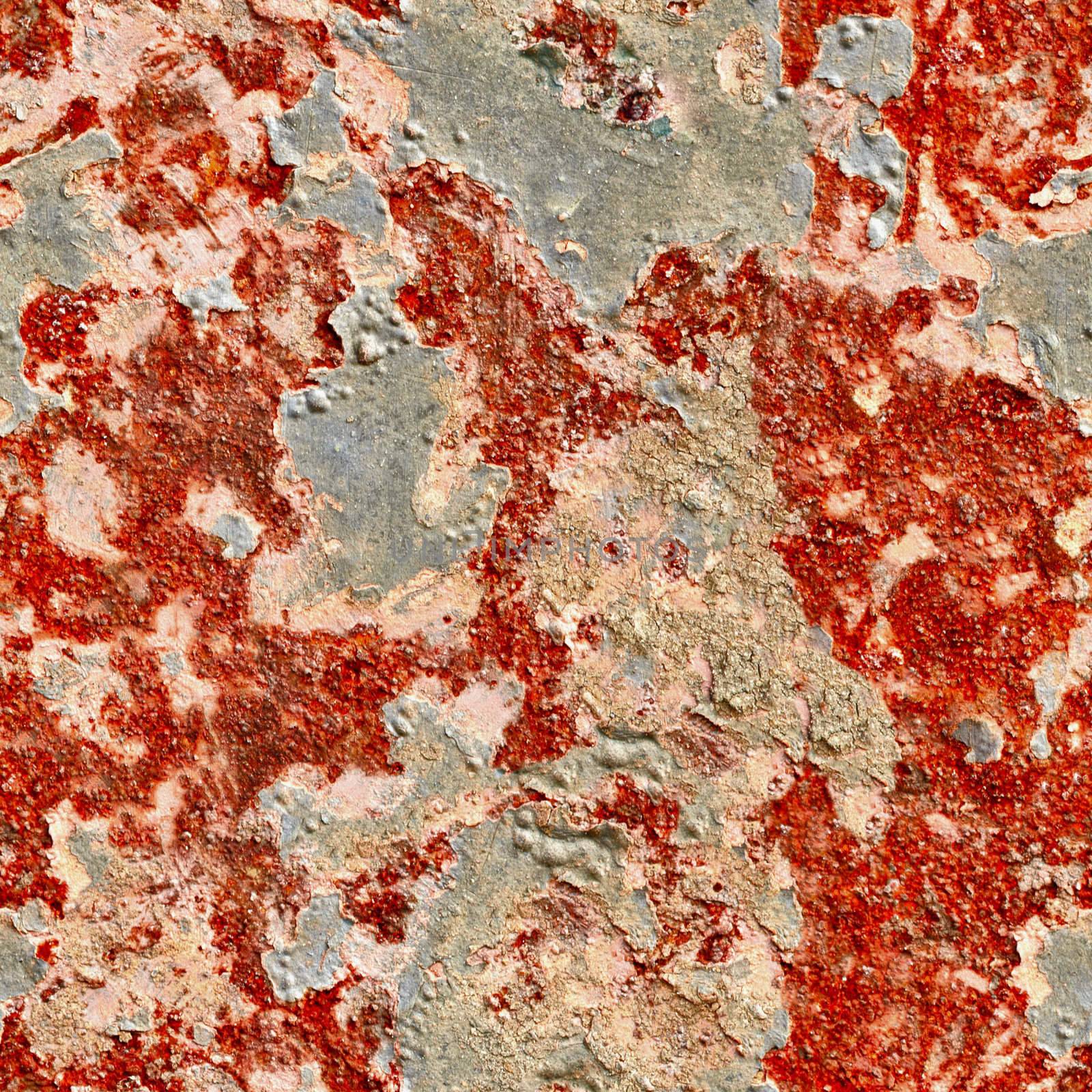 Seamless texture - Rusty and the old paint surface