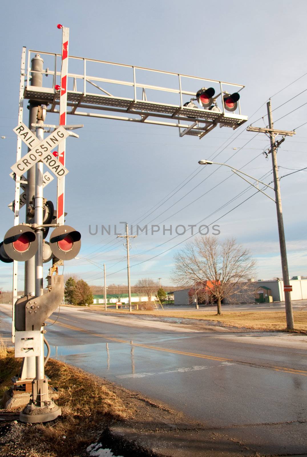 Railroad crossing lights by CHR1