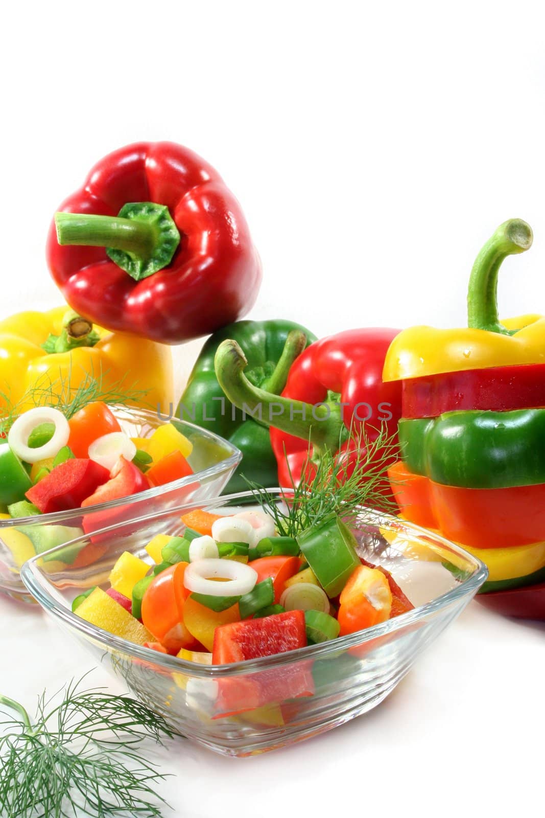 Bell pepper salad by silencefoto