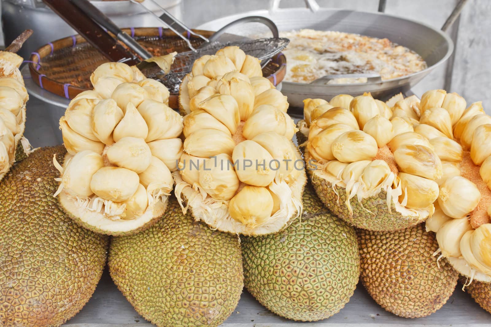 Jackfruit genus Artocarpus is Tropical Fruit in Thailand