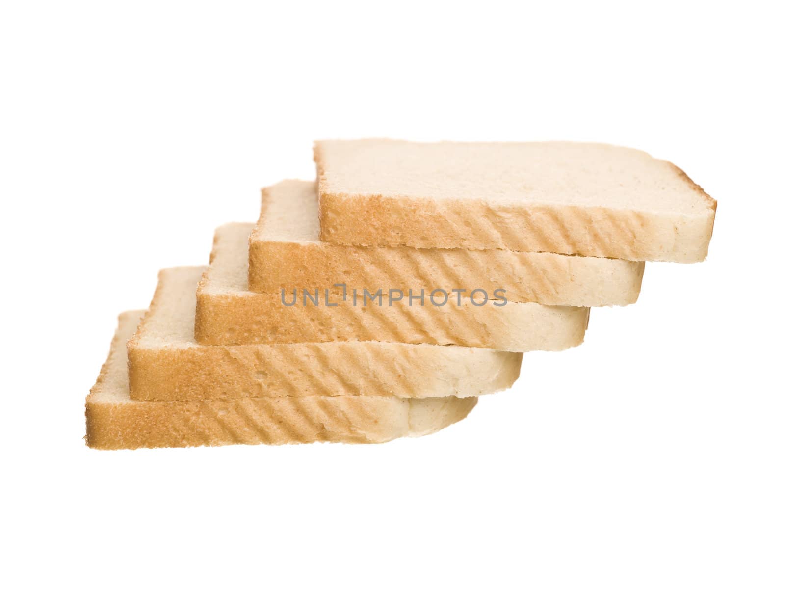 Sliced Bread formed as stairs