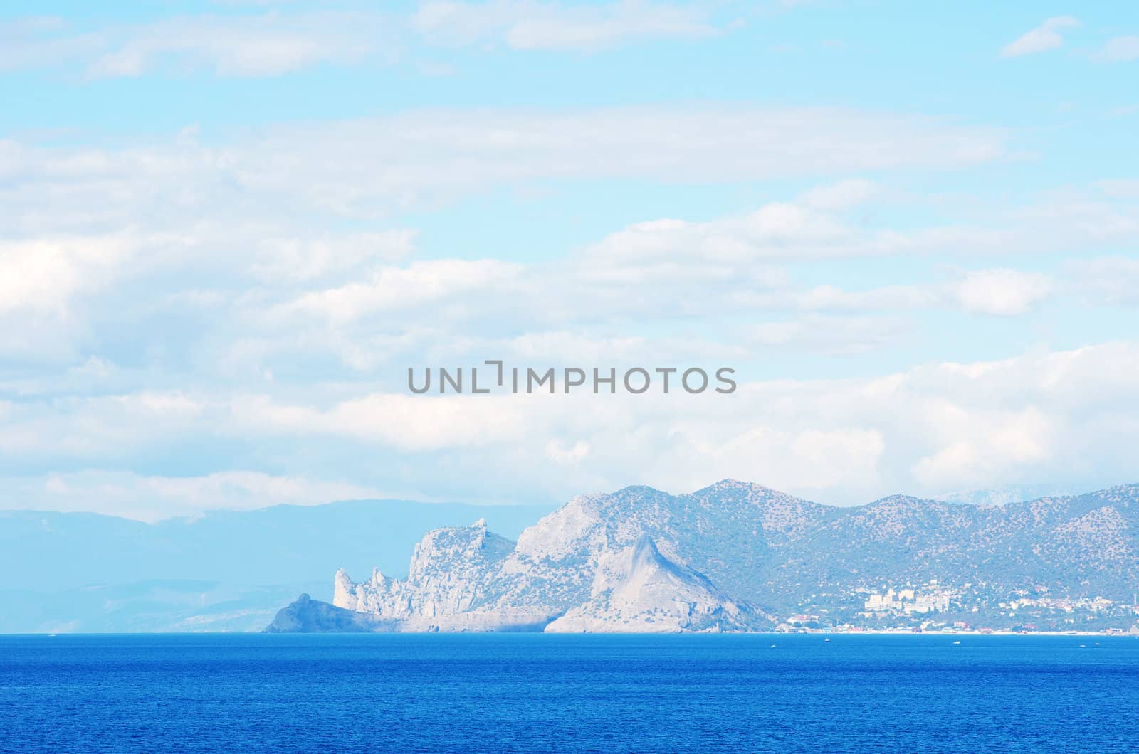 beautiful  sea and blue sky