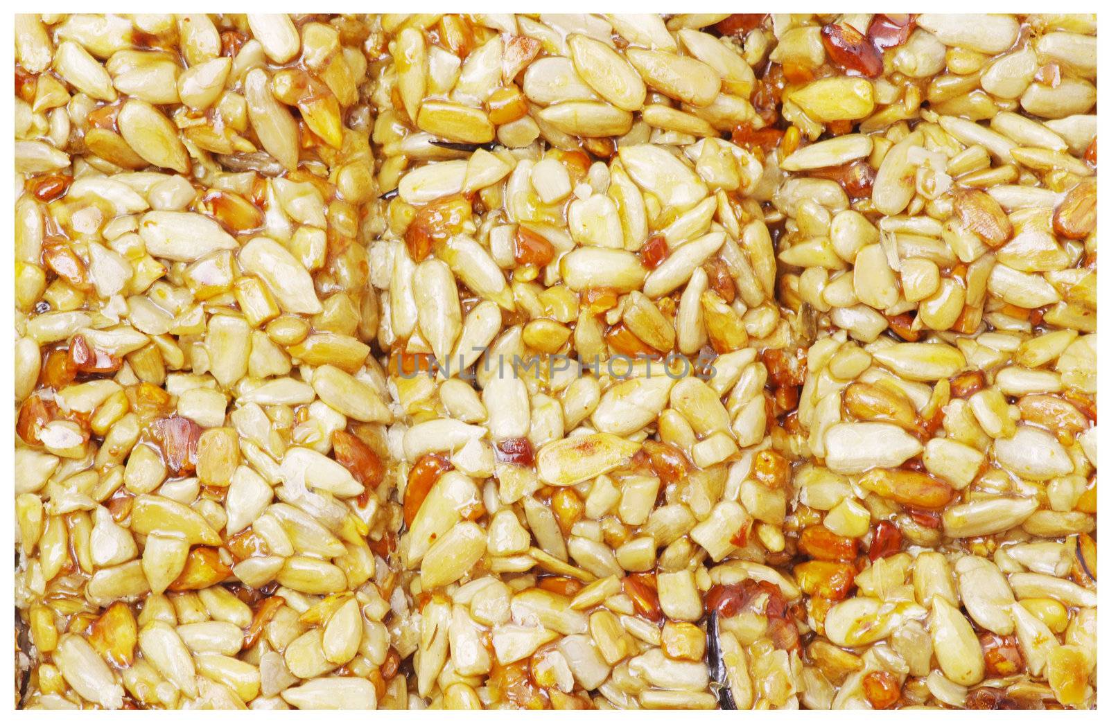 sunflower seeds isolated on white