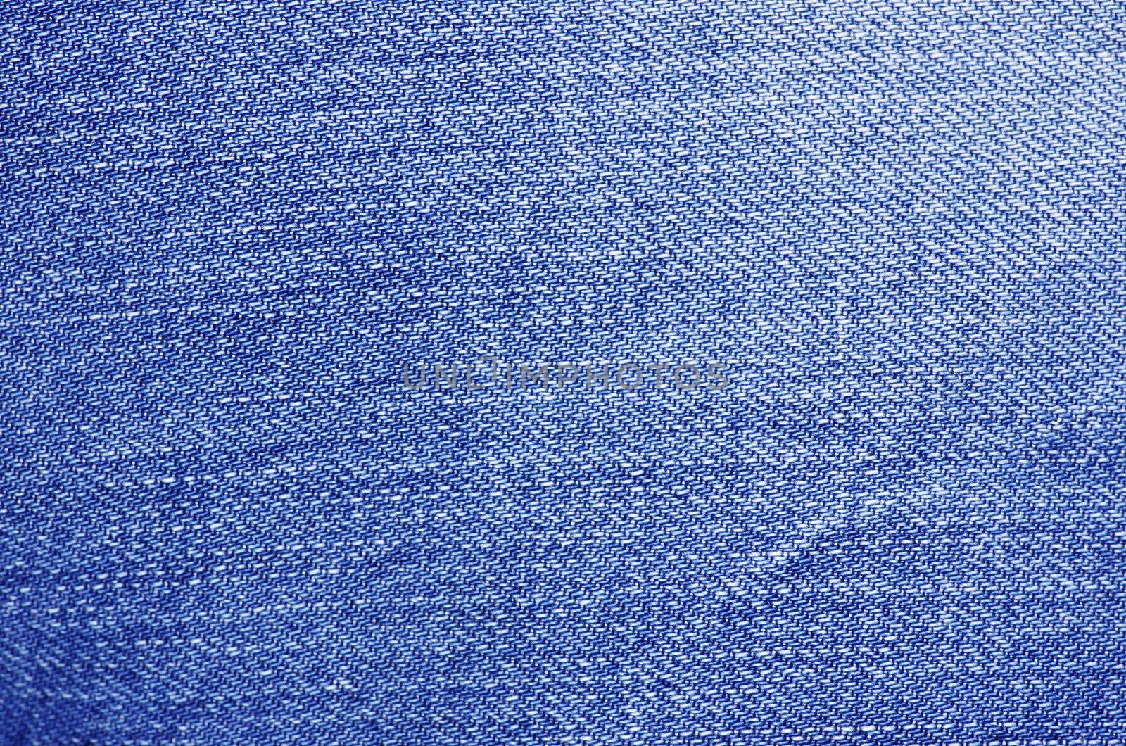 Textured striped blue jeans denim linen fabric background